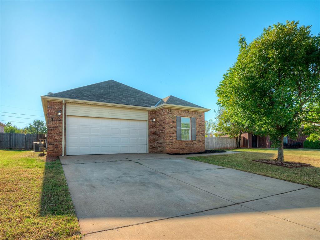 Discover your move-in ready home ideally located near Tinker Air Force Base, shopping, dining, grocery stores, and Lake Stanley Draper. Inside, you’ll find durable wood-look LVP flooring and tile throughout, creating a clean, neutral backdrop ready for your personal touch. The open-concept layout features a kitchen with an eat-in bar, updated sink faucet, refrigerator, and dishwasher, plus a spacious dining area perfect for meals or gatherings. The primary suite includes a private bathroom and large walk-in closet, while the secondary bedrooms are located on the opposite side of the home for added privacy, complete with their own second full bath. Enjoy the convenience of being minutes from the city or unwind close to home with biking and walking trails around the lake. This welcoming community offers a private park, basketball court, and gazebo — the perfect place to relax or enjoy a picnic. Whether you’re a first-time buyer or stationed nearby, this home combines comfort, convenience, and community. Schedule your showing today!