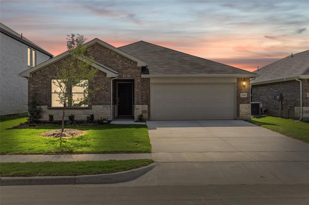 NEW CONSTRUCTION!! Welcome to 250 Sugarlands Drive, a beautifully crafted one-story home located in the heart of Greenville. This thoughtfully designed residence offers the perfect blend of comfort, modern convenience, and energy efficiency—ideal for today’s busy lifestyle. Perfectly positioned near shopping, dining, entertainment, schools, and L-3 Harris, the location delivers both accessibility and ease. This spacious 2,059 square foot home features three bedrooms, two and a half bathrooms, and a two-car garage, all within a well-planned, open layout that enhances everyday living. The expansive living area and seamless flow into the kitchen and dining spaces make this home perfect for entertaining or relaxing with family. Step outside to enjoy a covered back patio, ideal for barbecues, gatherings, or peaceful mornings with a cup of coffee. Designed with energy efficiency in mind, the home includes advanced insulation, high-performance HVAC systems, and other sustainability-focused features to reduce utility costs while supporting a healthier indoor environment. Built by Meritage Homes, this property also comes equipped with a state-of-the-art smart home technology package, including a smart hub and app, video doorbell, door sensors, smart lock, thermostat, garage door opener, motion detector, and USB smart outlets—all remotely accessible from your phone. Whether you're seeking a stylish, efficient space to call home or a modern layout that adapts to your lifestyle, 250 Sugarlands Drive is a standout opportunity. When using MTH Mortgage, buyer will have the option of  $10,000 in closing costs. This home offers unmatched value in a thriving community.