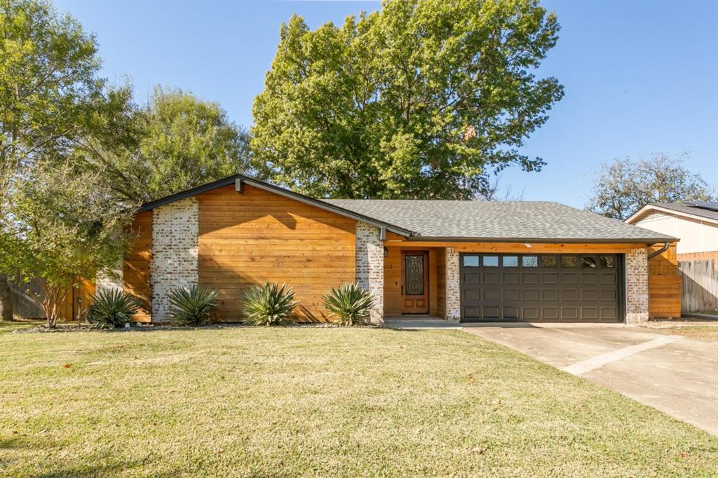 Welcome to 2913 Murphy Drive! Packed full of one of a kind, artistic upgrades, you won't see anything else like this home on market. Walk in and be greeted by soaring, 12 foot vaulted ceilings with fully restored wood stained beams and stylish dual accent walls. Do you have pets, small kiddos, or just love to entertain at home? The hybrid wood flooring throughout is waterproof and designed for commercial grade wear and tear, ready for your family to live life to the fullest without any worries. The upgrades continue with a newly remodeled kitchen featuring granite counter tops and freshly painted cabinets, a newly remodeled master bathroom, new exterior doors, new interior paint, 5 inch luxury baseboard throughout, and it just keeps going! But don't worry, this home isn't just beautiful, it's also well cared for. Boasting a new Nov 2025 roof and gutter system, new 2025 garage door, newly stained and sealed fence and exterior wood, a new 2023 interior unit HVAC coil, a transferable foundation warranty, and extra blown in insulation in the attic, pride of ownership shines out of every corner of this property. Whether you are retreating to the oversized master bedroom, or spending time in the private backyard under the dual gazebos (also to be newly replaced before closing), every intentional touch has made Murphy Drive feel like the perfect place to call home. Oh, and did we mention it's only 5 minutes away from the brand new HEB set to open early summer 2026? If you were thinking of adding a new home to your holiday wish list, the keys to 2913 Murphy might just be the best present Santa slips under your tree this year.