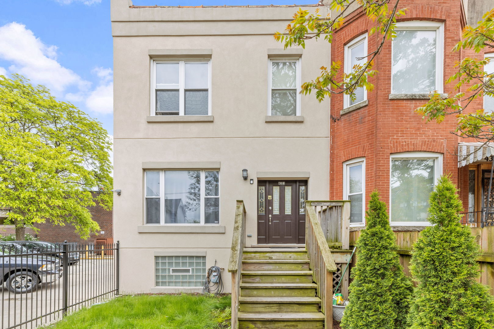 **Modern Elegance Meets Historic Charm in Bronzeville** 4 Bed | 2.2 Bath | Corner Lot | Finished Basement**    Step into a home that perfectly balances **timeless character** with **contemporary flair** in the heart of **Bronzeville's Grand Boulevard**. This beautifully updated **4-bedroom, 2.2-bath** residence sits on a prime corner lot and offers:    **Open concept living** with rich hardwood floors and abundant natural light    A **gourmet kitchen** with quartz countertops, stainless steel appliances, and sleek finishes     **Generously sized bedrooms** and spa-inspired bathrooms    A **fully finished basement** ideal for entertaining, relaxing, or working from home    A **2-car garage** and thoughtful upgrades throughout      Enjoy a lifestyle of convenience and culture-just minutes from **Lake Michigan**, **Washington Park**, and the **Green Line**. Walk to local cafes, galleries, and community events in one of Chicago's most dynamic neighborhoods.    Whether you're hosting a dinner party or enjoying a cozy night in, this home offers the **space, style, and location** to live your best life. Plus, it comes with a **1-year home warranty** for added peace of mind.    Don't miss your chance-schedule a private showing today