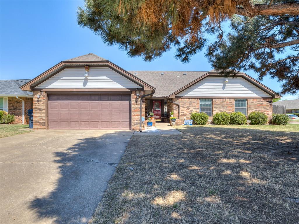 LOCATION IS EVERYTHING! Nestled in the Willow Creek Estates addition of NW OKC, this spacious home is just minutes from all the amenities at Lake Hefner, Oak Grove shopping center, & tons of dining & shopping options. Situated on a corner lot & within walking distance to the neighborhood amenities, you'll love the curb appeal of the large lot & mature tree & landscaping. You'll immediately notice the special touches & updates to this well maintained home upon opening the front door. The entry has new tile flooring, new crown molding, new interior paint, & a new modern light fixture. The living room features wood look tile flooring, a built-in bookcase & cabinets, a newly painted fireplace, & new ceiling fan all with a view of the sunroom & backyard. The kitchen offers a spacious dining area with bay windows, new flooring, & a painted built-in hutch to display your dinnerware & glassware. The kitchen also includes double ovens, a built-in microwave & cooktop range, new pendant lights over the breakfast bar, & granite countertops. You'll love the special cabinets in the kitchen built out for your pantry needs. Kitchen refrigerator will remain with the home. A sunroom off the living room would be the perfect game room, hobby room, or home gym with all the natural light & views of the backyard. The primary bedroom has new flooring, new quartz countertop in the bathroom, a recently renovated shower, & new cabinet hardware. 3 other secondary bedrooms & a full bathroom finish out this home. The backyard has an outbuilding for extra storage & have peace of mind with the in-ground storm shelter in the garage. Neighborhood amenities are just down the street & include a large greenbelt space, pool, & playground. HOA also offers neighborhood patrol thru off-duty police officers for added security. Ask your realtor for the list of homeowner updates! Centrally located close to the Kilpatrick Trnpk & NW Exwy, this home provides an easy commute to downtown OKC & area attractions.