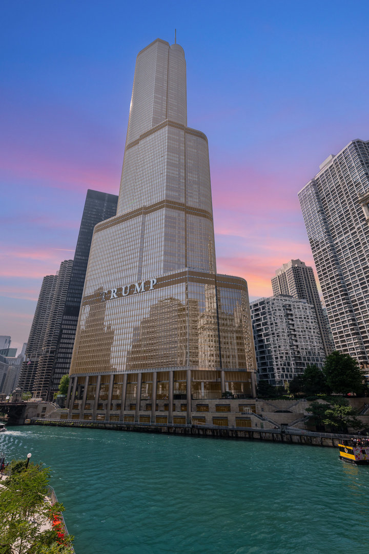 TRUST SALE.  Unmatched Views. Turnkey Luxury.  Welcome to Unit 2732 where Trump Tower Chicago's iconic curved architecture wraps around one of the most stunning panoramas in Chicago-capturing the river, Lake Michigan, and the skyline through soaring floor-to-ceiling windows with sweeping south and east exposures.  This meticulously maintained and fully furnished 1-bedroom, 2-bath residence is designed for both luxurious living and effortless entertaining. Enjoy 10-foot ceilings, open-concept living, motorized Hunter Douglas shades, a cozy fireplace, and a spa-inspired primary bath wrapped in limestone. The chef's kitchen features sleek Snaidero Italian cabinetry and a premium Wolf, Sub-Zero, and Miele appliance suite-perfect for the culinary enthusiast.  The oversized bedroom includes a lavish ensuite, while the second full bath adds flexibility. This unit is move-in ready and offers the option to participate in the Trump Hotel rental program for those seeking an income-generating pied-a-terre or investment opportunity. As a resident, you'll enjoy full access to world-class 5-star amenities, including: White-glove concierge and 24-hour front desk; 23,000 sq ft wellness center with an indoor pool, fitness studio, steam rooms, and a luxury spa; Award-winning dining at Terrace 16 and Rebar; valet, room service, business center, dog park, and more. Set in the heart of River North, just steps from the Riverwalk, Michigan Avenue, the Magnificent Mile, and world-class shopping, dining, and entertainment. Designed by Adrian Smith of SOM (architect of the Burj Khalifa), this is not just a home-it's a front-row seat to the best of Chicago. Quite simply, it's the best view in the building-and the city. There are specific terms of sale, please contact the listing agent