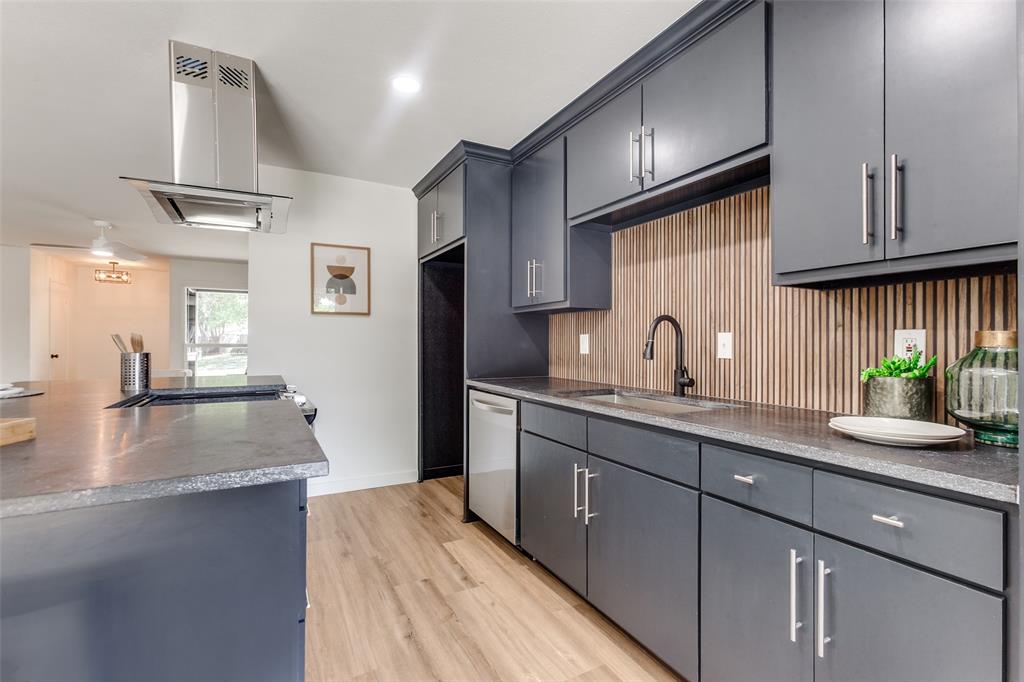 Completely Renovated Gem in Coveted Richardson ISD!

Welcome to this beautifully updated 3-bedroom, 2-bath home offering the perfect blend of modern design and everyday functionality in a prime location. Nestled in the highly sought-after Richardson ISD, this move-in ready home boasts an open floor plan, designer finishes, and thoughtful upgrades throughout.

Step inside to discover a spacious living area filled with natural light, seamlessly flowing into the dining space and gourmet kitchen—ideal for entertaining or relaxing with family. The sleek, modern kitchen features quartz countertops, custom cabinetry, and stainless steel appliances.

Buyer and Buyer’s agent to independently verify all listing information, including but not limited to square footage, lot size, schools, taxes, and any other details deemed important. Information provided is deemed reliable but not guaranteed.




Outside, the large, fully fenced backyard provides room to roam, while the standout feature is the detached 336 sq. ft. brick building—a versatile bonus space perfect for a home office, workshop, man cave, she shed, playroom, or studio. The possibilities are endless!

With its stylish renovation, flexible floor plan, and unbeatable location near top-rated schools, shopping, and dining, this home is packed with potential and ready for its next chapter.

Updates include new impact resistant roof, new windows and solid wood entry door, new kitchen and bath wood cabinets, granite countertops, LVP flooring throughout, tile in bathrooms, new water heater, new lighting and plumbing fixtures, all cast iron plumbing replaced with PVC and new AC unit.

Don’t miss this rare find in one of Richardson’s most desirable neighborhoods!
