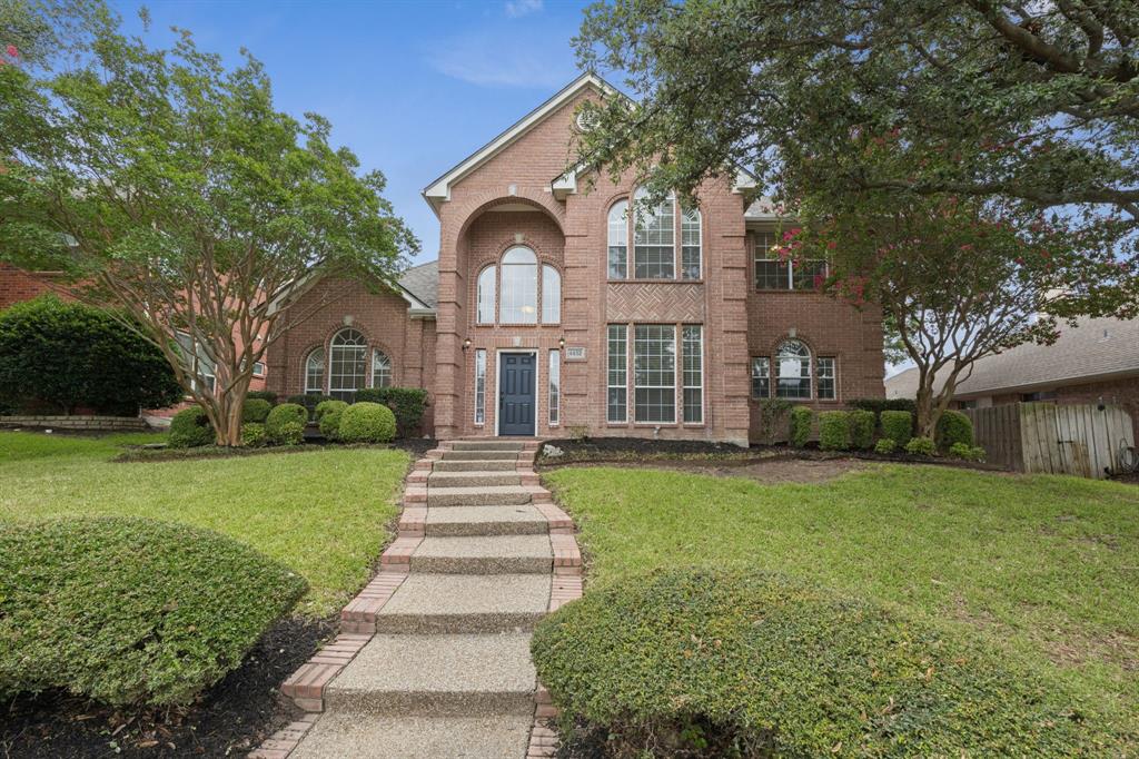 Welcome to your dream home in West Plano! Located within the highly acclaimed Plano West school district, this beautifully updated 4-bedroom, 3.5-bath home offers the perfect blend of style, comfort, and functionality. Step inside to find soaring ceilings, high-end engineered flooring, and fresh interior paint throughout. The main floor features an inviting living area, a formal dining room, a private office ideal for remote work or study, and a spacious kitchen designed for both everyday living and entertaining. Upstairs, you’ll find three bedrooms, two full baths, and a versatile enclosed game or media room—perfect for movie nights. A secondary staircase adds easy access and convenience. Step outside to your private backyard oasis with a pool and plenty of space to relax or entertain. Recent updates include a new roof, new flooring, and completed foundation work with a transferable warranty—providing peace of mind for years to come. Don’t miss this rare opportunity in one of Plano’s most sought-after neighborhoods!