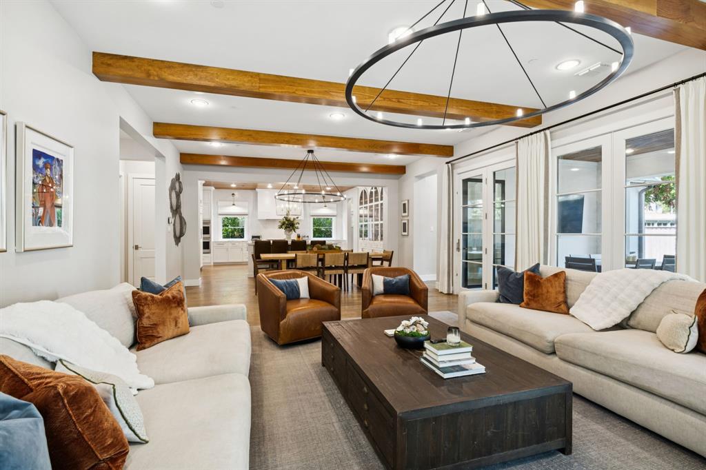 Nestled in the prestigious University Park neighborhood, this stunning five bedroom home, finished in Summer 2020, combines modern elegance with everyday comfort.  Ideally located within walking distance to top-rated UP Elementary, McCullough Intermediate School, Snider Plaza's vibrant dining and shopping, and nearby parks and community pool, this residence offers unmatched convenience.   
The moment you enter, this home impresses with designer touches at every turn while soaring ceilings and an open layout maximize the natural light and space.  With a gourmet kitchen reaching out toward the spacious family room and lush backyard with a large covered porch, an indoor-outdoor living experience is created.  Perfect for both family living and entertaining.
Designed with comfort and functionality in mind there are five expansive bedrooms that provide ample space to unwind, each thoughtfully designed with ensuite baths, generous closets and plenty of natural light.  The private primary suite is a sanctuary, featuring floor-to-ceiling windows, a spa inspired bath with marble heated floors, and a calming connection to the outdoors. 
With high-end finishes, architectural integrity, and a layout that balances luxury with livability, this move-in-ready home is perfect for both family life and entertaining. Take this opportunity to make this exceptional property yours in one of Dallas's most sought after communities.