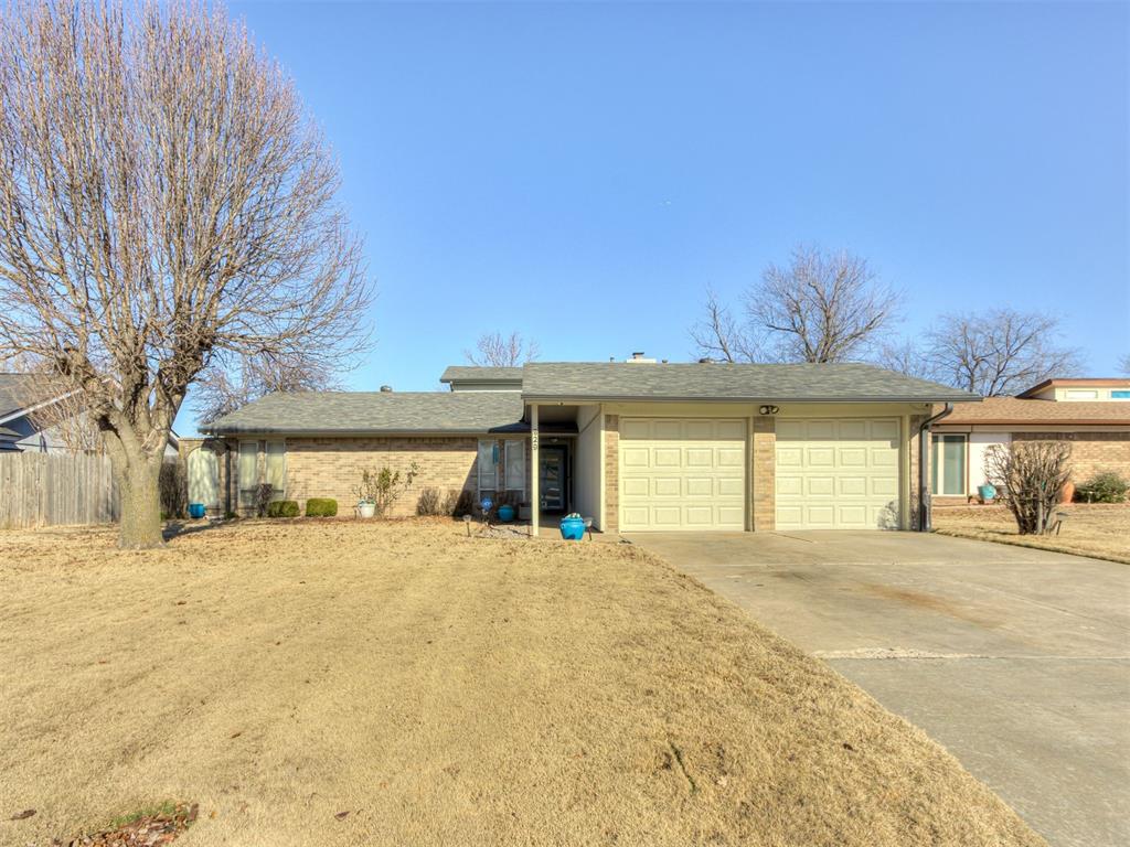 You've got to see this one!  Spacious and well-maintained 4 bedroom home in Northwest Oklahoma City with easy access to Turnpikes and a great selection of restaurants and shopping!  New roof and gutters too! The expansive kitchen includes a gas range and abundant cabinetry, and is perfect for hosting lively family dinners or quiet mornings sipping coffee. The two dining areas are great for gatherings filled with laughter and shared stories, while the huge living room is perfect for cozy movie nights or lively game days with friends. The Master Suite is downstairs and includes its own full bath with walk in shower and beautiful countertops an double vanities. There are two other bedrooms and another full bath downstairs, while the upper level offers so much versatility with a sitting area, a half bath, and a large 4th bedroom or office. Outside you can relax in the fenced backyard--its perfect for outdoor entertaining, and includes a big covered patio. There's also a large outbuilding for additional storage. This home also includes a security system and a storm shelter in the garage, offering peace of mind in any weather. This beautiful home's prime location is close to the turnpike system, and there's an abundance of shopping, dining, and entertainment amenities like TopGolf and Costco. Easy to view--schedule a showing today!