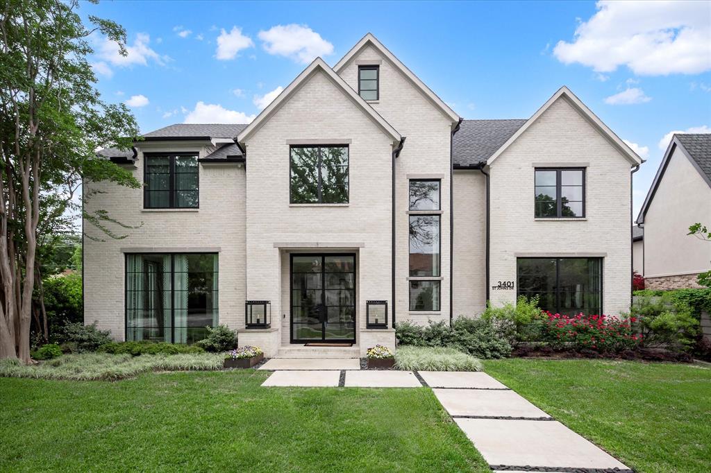 Nestled in the heart of Highland Park and zoned to the prestigious Armstrong Elementary, this exceptional home offers the ideal blend of luxury, location, and lifestyle. Perfectly positioned on an oversized lot 74x150 lot, the property boasts approximately 7,500 square feet of transitional-style living space with unmatched walkability to Armstrong Elementary, MIS, HPMS, Knox Street, Highland Park Village, SMU, and Snider Plaza.The thoughtfully designed interior welcomes you with a spacious entry and a striking floating marble staircase, setting the tone for the refined elegance throughout. The first floor features a climate controlled wine room off the formal dining room, a large office, a light-filled sunroom, and an elevator servicing all three floors.Outside, the backyard oasis includes a generous covered porch, resort-style pool, and a grassy play yard—ideal for entertaining or relaxing.Upstairs, the second floor hosts four spacious bedroom suites, including an elegant primary suite with a spa-like bath, dual vanities, a custom walk-in closet with his and her sides, private washer and dryer, and a dramatic dressing peninsula. A large game room, secondary laundry room, and additional storage closet complete the level.The third floor offers ultimate flexibility with a private fifth bedroom suite featuring its own living area, full bath, washer and dryer, and a climate-controlled storage room—perfect for guests, live-in help, or multi-generational living.This home truly has it all—luxury, space, and a premier Highland Park location. A rare opportunity not to be missed.