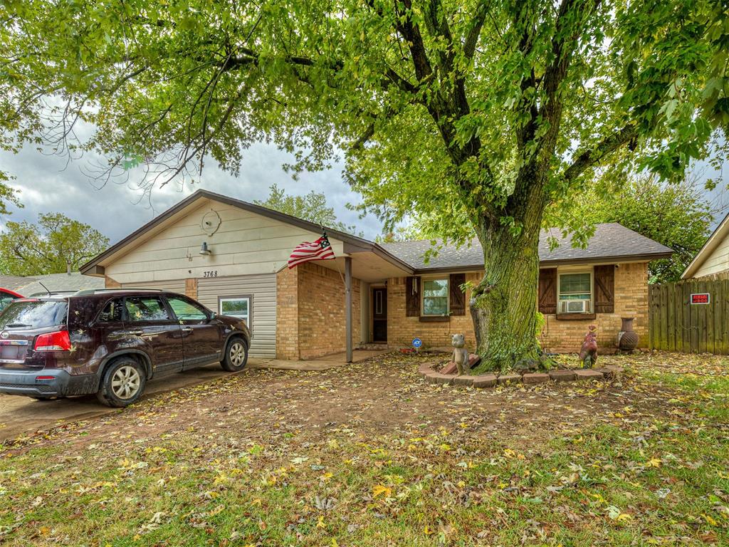 Terrific opportunity for sweat equity in Del City! This 3 bed, 2 bath house is the definition of a diamond in the rough! The roof was replaced in 2024 and the floors are tile throughout the main house, giving the property a solid base of good bones in need of a little love and updating. The large living room boasts a gas fireplace and easy flow into the dining and kitchen areas, and would be perfect for entertaining. The garage has been converted and a sunroom added in back, adding tons of living space on top of the actual square footage. And the .22 acre lot provides a good sized backyard, ready to be transformed. All this house needs is someone with a good imagination and some elbow grease to come in and make it your own. Owner is selling as is, where is.