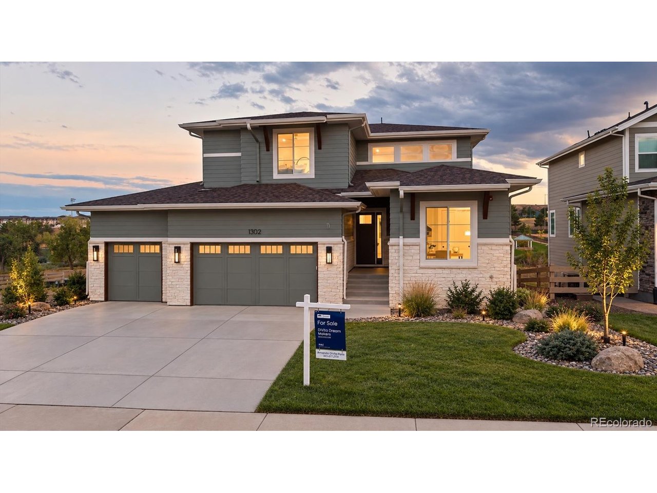 Sheffield Homes bring your this BRAND-NEW sophisticated contemporary design offering exceptional 5-bedroom, 4-bath layout in Superior's sought-after Rock Creek Ranch. Thoughtful 3,882 finished square feet, professionally designed residence delivers refined finishes, flexible living spaces and an outstanding setting with OPEN SPACE, valley and MOUNTAIN VIEWS. Step inside to a striking modern staircase and an open main level designed for both everyday living and entertaining. Expansive windows frame the spectacular scenery while hardwood floors and carefully selected finishes create a polished, cohesive feel. The living room is anchored by a dramatic fireplace with concrete cast flowing seamlessly into the SHOWPIECE kitchen where custom cabinetry, quartz counters, S/S appliances, brushed brass accents and statement island combine style with function. The adjoining dining area enjoys sweeping views and opens directly to the covered deck, creating an effortless indoor-outdoor connection. A dedicated main-level office provides an ideal work-from-home space, or can be used as bed 5 with 3/4 main level bath offer flexibility for guests or multigenerational living. Upstairs, the primary suite is a true retreat with private balcony access & scenic views. The spa-inspired five-piece bath features dual vanities, a freestanding soaking tub and an oversized glass-enclosed, poured shower. Two additional bedrooms up and a dedicated laundry room with sink & cabinetry complete the upper level. The fully finished walk-out basement adds another dimension to the home with a generous recreation space, additional bedroom, stunning bath and direct outdoor access. Set on a 8,059 sq ft lot in one of Superior's favorite communities. Excellent Boulder County schools, walk to Superior Elementary, parks, paths, pool and endless open space trails. A rare opportunity to own a brand-new home where elevated design, exceptional versatility & sweeping views come together in one unforgettable setting!