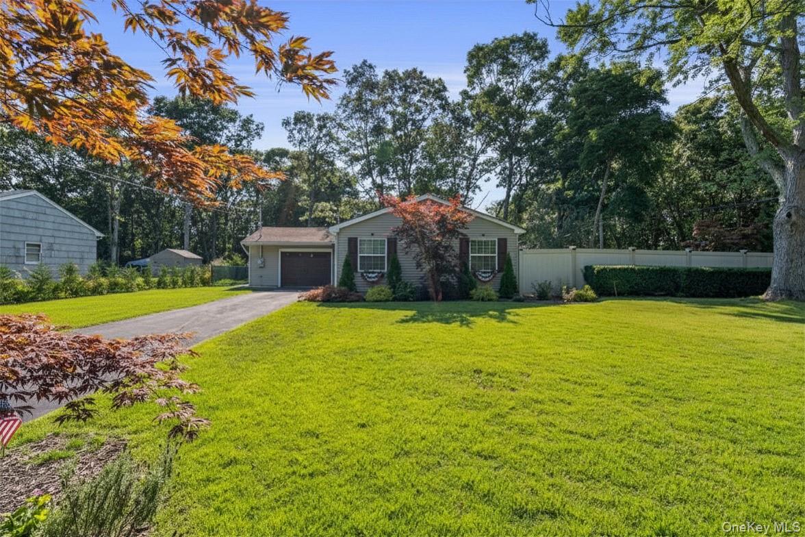 Move right into this charming 3-bedroom, 1-bath ranch offering comfort, convenience, and easy living. The kitchen features a large center island, perfect for everyday meals and entertaining, while the bright sunroom provides a warm and inviting space to relax year-round. Step outside to a large, private, fully fenced backyard featuring a beautiful man-made koi pond, creating a peaceful setting for outdoor enjoyment. There’s also plenty of room for gardening, entertaining, or simply unwinding in your own backyard oasis. With low taxes, docking rights at Squassux Marina, and easy access to boating, fishing, kayaking, and waterfront recreation, this move-in-ready home offers the perfect blend of comfort and lifestyle. Whether you’re looking for your first home, downsizing, or searching for a year-round retreat, this property is one you won’t want to miss.