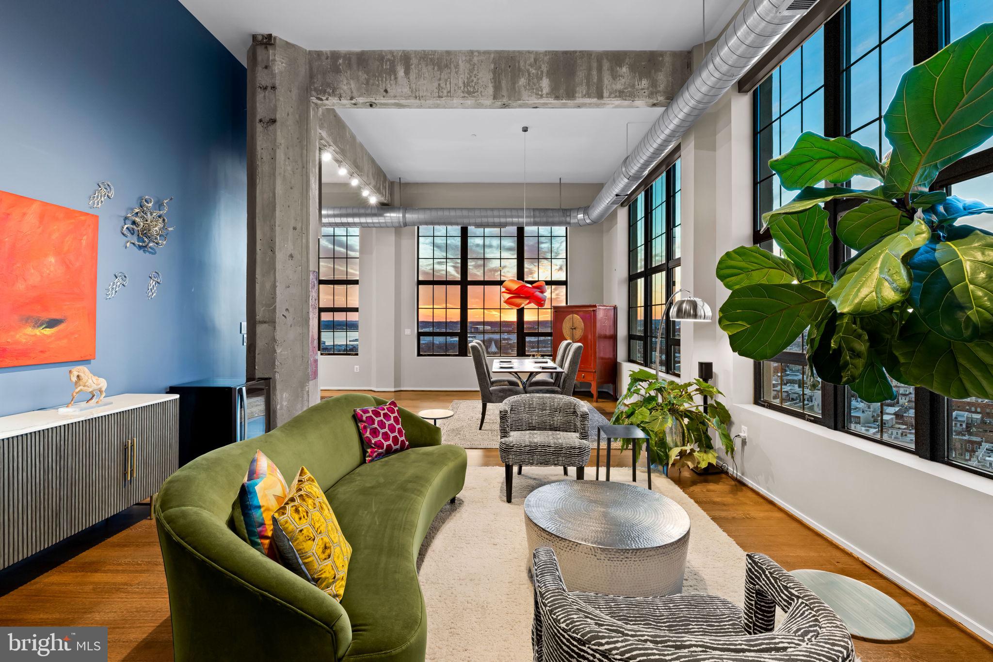 Available late March, this fully furnished 15th-floor end unit presents a rare short-term leasing opportunity in one of Baltimore’s premier waterfront condominium buildings. The residence offers an exceptional layout with two bedrooms, two and a half bathrooms, and expansive floor-to-ceiling windows capturing nearly 300-degree views from sunrise through sunset.The open living and dining areas are well-proportioned and filled with natural light, creating an ideal setting for both everyday living and entertaining. The home is offered fully furnished with quality, thoughtfully selected furnishings, allowing for a seamless, turnkey move-in.Additional features include two assigned parking spaces, excellent storage, and the privacy and light that come with an end-unit position. The elevated vantage point delivers sweeping city, harbor, and skyline views, including seasonal fireworks.Ownership is seeking an approximately six-month lease term while they are away, making this an ideal fit for executive housing, corporate relocation, or a client in need of a refined short-term residence.Fully furnished | Approx. 6-month lease | Available late March