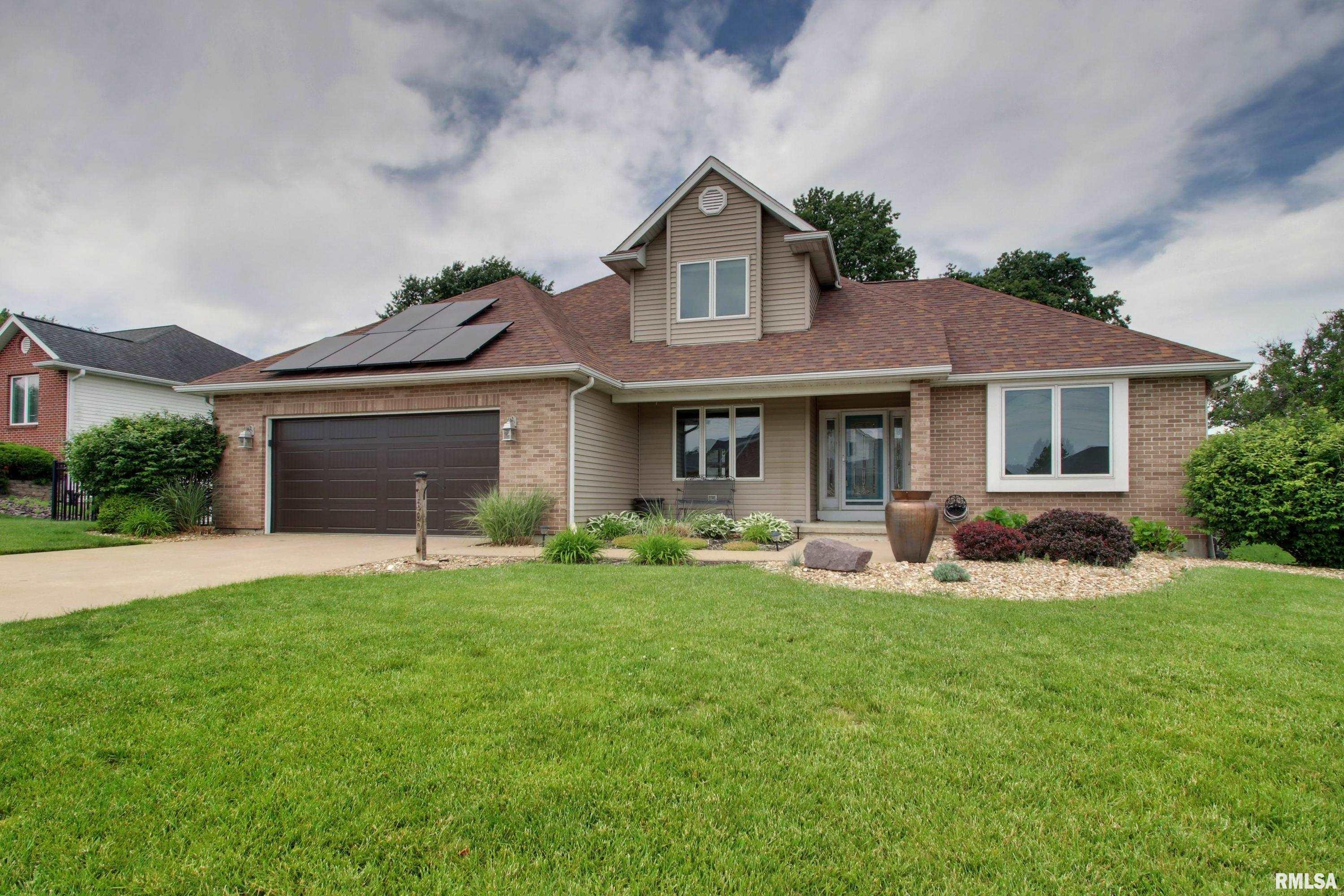 Call and schedule your showing today for this amazing home in a coveted south side neighborhood.  With four bedrooms (including a main floor primary bedroom), 3.5 baths, large kitchen, vaulted living room and walk out basement this home checks every box!  The roof and hvac were replaced in the last five years which means peace of mind for the new owners of this beautiful home.  The basement flooring was replaced and an office was added in the basement as well for even more usable space.  The backyard has been fully fenced in and improved with a drainage system that has rear gutters and water from the backyard collected and pumped up to the storm drain at the street which means no more excessively soggy backyard.  The deck was completely replaced as well and is a wonderful place to gather all summer long.  Solar panels mean low electric bills and while they are currently leased they will be paid off a closing. Call to schedule your showing today before this one is gone!