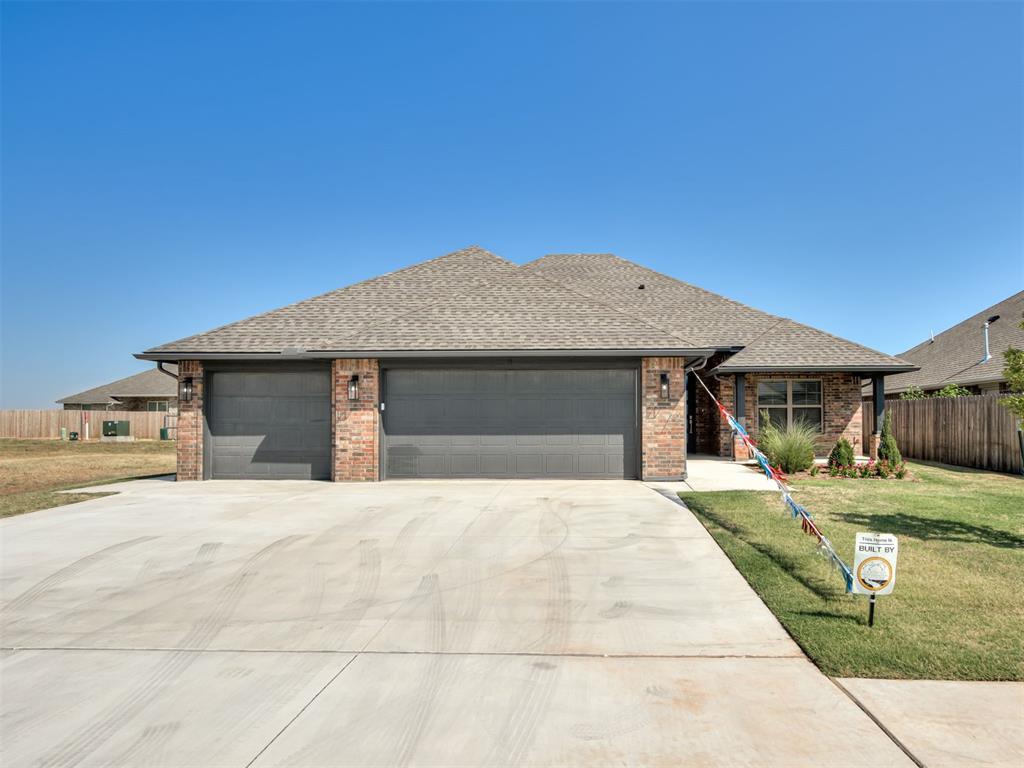 Welcome to 2905 Kingswood Drive, a beautifully designed 2025-built home offering 3 bedrooms, 2 bathrooms, a dedicated office, and a spacious 3-car garage. With approximately 1,709 square feet of living space, this home offers a functional layout designed for both everyday living and entertaining. The open-concept living area provides a welcoming gathering space, while the dedicated office offers the flexibility for working from home, a study, or additional hobby space. The three-bedroom floor plan provides comfortable accommodations, with two full bathrooms adding convenience for both residents and guests. A standout feature is the 3-car garage, providing ample room for vehicles, storage, or recreational equipment. Built in 2025, this newer home offers the opportunity to enjoy modern construction and contemporary living without the concerns that can come with an older property.  Located in Norman, this home provides convenient access to shopping, dining, schools, entertainment, and the University of Oklahoma. Come see all that 2905 Kingswood Drive has to offer and make this beautiful new home yours!