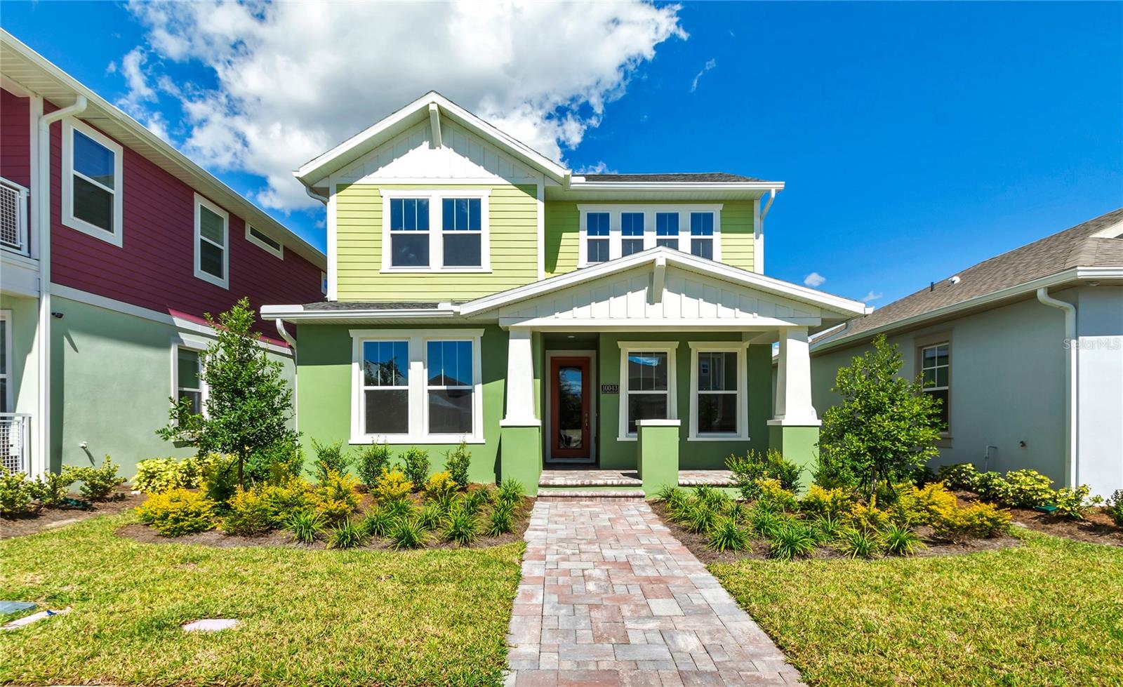 Meet the Maui by ICI Homes aka, “The One With Everything.” Not to be dramatic, but this home doesn’t just check boxes, it throws a whole celebration. A first-floor primary suite? Check. Upstairs game room? Of course. A private garage apartment? Absolutely. A three-car garage, ceilings soaring to the heavens, and an island big enough for pancake brunches, homework help, and wine night all at once? Yep, it’s all here. Step through the front door and prepare to feel spoiled: 12-foot ceilings, transom windows, and sunlight streaming in like this home just got cast as the lead in its own movie. The open living, dining, and kitchen spaces flow together effortlessly, creating a stage for holiday dinners, casual gatherings, or Netflix-and-takeout nights. The chef’s kitchen doesn’t just impress - it delivers - with 42" cabinets, sparkling quartz countertops, soft-close drawers, and stainless steel appliances. The oversized island is where memories are made, from Saturday pancakes to Friday apps and cocktails. Triple sliders extend the living area outdoors, opening to a breezy lanai perfect for morning coffee or evening laughs under the stars. Your primary suite is tucked away on the first floor like a private retreat, complete with a spa-inspired bath featuring dual vanities and a walk-in shower. A guest suite with full bath on the first level makes multigenerational living a breeze, while upstairs, the game room and two additional bedrooms give everyone space to thrive. And then there’s the garage apartment fully equipped with its own kitchen, bath, laundry, and private entrance. Whether you dream of rental income, a home office, or a stylish guest retreat, this space is the ultimate flex. But here’s the secret sauce: it’s not just the home, it’s the lifestyle. Living in Laureate Park means access to resort-style pools, fitness centers, playgrounds, dog parks, and miles of trails. It means morning walks to Canvas or Boxi Park, weekends exploring Lake Nona Town Center, and connecting with neighbors who become friends. And yes, gig-speed internet is included in the HOA, so working from home, gaming, or streaming is seamless. Laureate Park. Lake Nona. The Maui. The lifestyle you’ve been waiting for. Schedule your showing today before this one becomes someone else’s someday.