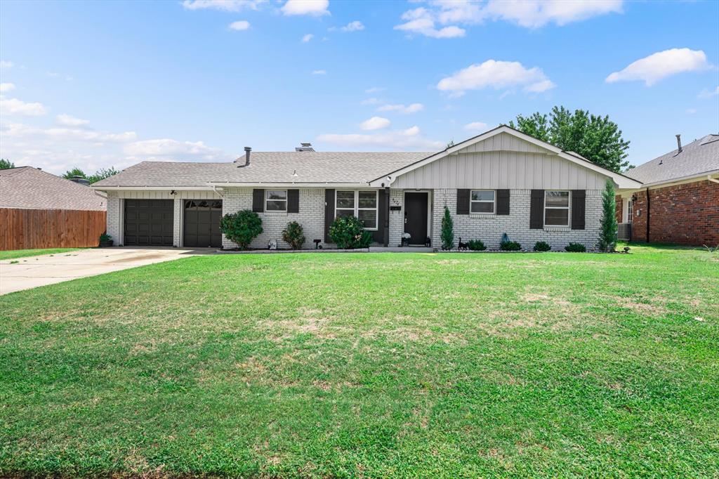 Welcome to this charming home in the sought-after Cullens Lakeview neighborhood, just moments from Lake Hefner’s trails, parks, golf course and dining. This home offers a thoughtful layout with three generously sized bedrooms and two full baths. The bright, spacious kitchen offers stainless steel appliances and freshly painted cabinetry, while the cozy living room features a stunning fireplace with built-in shelving. The primary bathroom, recently remodeled, showcases a grand shower with five shower heads, offering a daily luxury that you won't find in similar homes. The well-maintained backyard serves as a versatile outdoor space and has plenty of space for entertaining. Located in a quiet, established neighborhood near the heart of northwest Oklahoma City, this home combines location, space, and charm in one exceptional package. Schedule your showing today, you won't want to miss this one!