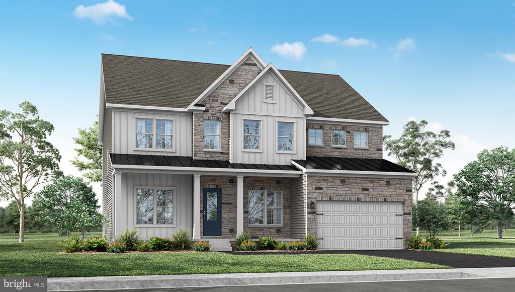 The Stonehaven is a thoughtfully designed multi-level single family home featuring five spacious bedrooms and four full bathrooms. The first floor welcomes you with a formal dining room, a flex space that can be used as a study or additional living area, and an open-concept kitchen with a large island that flows into the great room and casual dining area. Off of the kitchen is a first-floor bedroom with a walk-in closet and adjacent full bath offers convenience and privacy. Upstairs, a central loft anchors the space and leads to four bedrooms, including a luxurious primary suite with dual walk-in closets and a private bath. The second floor also includes a laundry room and three additional full baths, ensuring ample comfort for the whole family. A full unfinished basement and a two-car garage complete this versatile layout, offering plenty of storage.