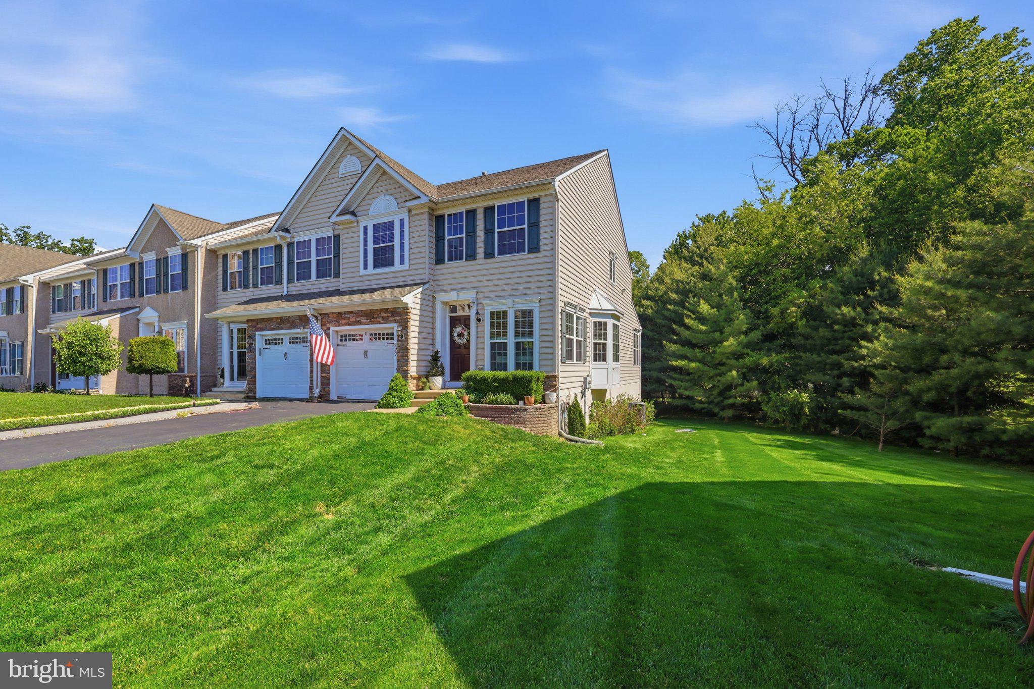 Welcome to 229 Tall Trees | Downingtown, PAWelcome home to this beautifully upgraded Waldorf model, thoughtfully designed with comfort, functionality, and timeless style in mind. Nestled within the desirable Tall Trees community, this exceptional residence offers spacious living, quality craftsmanship, and a location that combines convenience with the charm of Chester County living.Originally intended as the owner’s “forever home,” this property showcases numerous upgrades and higher-end finishes throughout, reflecting both pride of ownership and careful attention to detail.The main level features rich hardwood flooring, soaring ceilings, abundant natural light, and an inviting gas fireplace that creates a warm and welcoming atmosphere. The upgraded kitchen offers extended cabinetry and countertop space, providing both beauty and functionality for everyday living and entertaining. Just off the kitchen, an additional flex space offers versatility for a sitting area, breakfast nook, workspace, or reading retreat, with direct access to a private deck — the perfect place to enjoy morning coffee, outdoor dining, or peaceful evenings overlooking the wooded lot.The elegant dining room is highlighted by a bay window and updated lighting fixtures that add warmth and sophistication. A skylight and higher ceilings further enhance the open, airy feel of the home, while freshly painted rooms provide a crisp, move-in-ready experience.The expanded walk-out lower level offers exceptional additional living space, complete with brand-new carpeting, extra windows for natural light, a full bathroom, and a spacious fourth bedroom or multipurpose room ideal for guests, a home office, fitness area, or media room. Step outside to enjoy the beautifully designed paver patio — perfect for relaxing, entertaining, or enjoying peaceful evenings outdoors.Enjoy the convenience of an upper-level laundry room, thoughtfully designed for easy everyday living.Additional features include:Deck off the main-level flex roomIntercom system with music streaming capabilityHardwood flooring on the main level and basement office/bedroomExtended basement designExtra windows for enhanced natural lightOwner replacing broken-seal windowsUpper level laundry roomHOA-planned roof replacement within approximately 7 yearsLocated in the award-winning Downingtown Area School District and close to major commuter routes, shopping, dining, parks, walking trails, and the Downingtown and Exton areas, Tall Trees offers both convenience and community. Residents enjoy easy access to Route 30, Route 100, the PA Turnpike, SEPTA/Amtrak rail service, and the many attractions of Chester County including local restaurants, breweries, golf courses, Marsh Creek State Park, and nearby corporate centers.This is a rare opportunity to own a thoughtfully upgraded home in one of Downingtown’s most desirable communities.