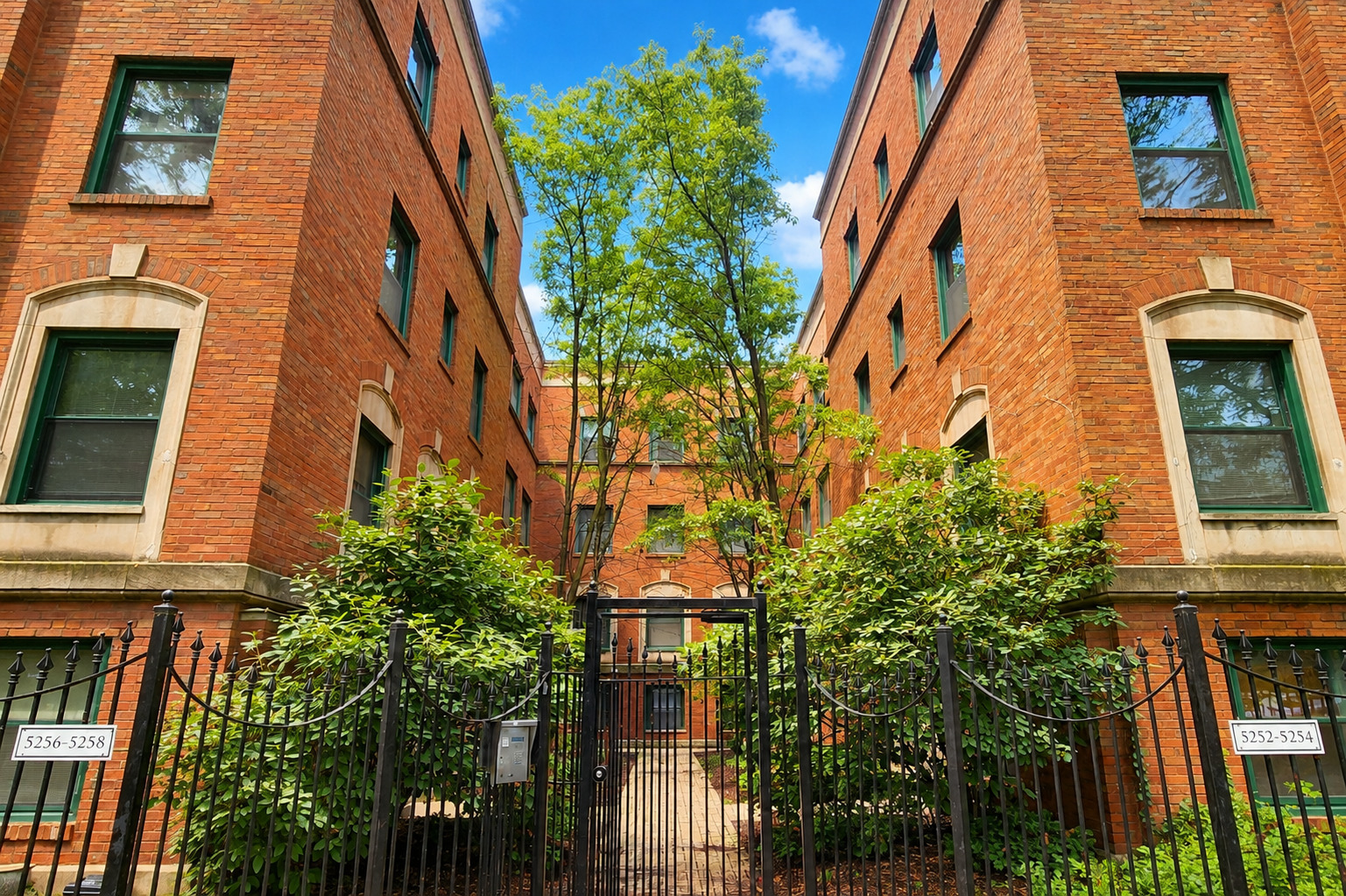 Hyde Park top floor 2 bedroom and 2 bath condo features hardwood floors and in-unit laundry. Primary bedroom with en-suite bath with double vanity and tub.  Storage and bike room in basement. Street parking.  The seller does not provide a survey. Buyer responsible for all transfer stamps; including seller's portion. Property is sold in AS IS condition. This property is eligible under the Freddie Mac First Look Initiative through 10/2/25. Illinois Public Act 94-1049 dues apply.