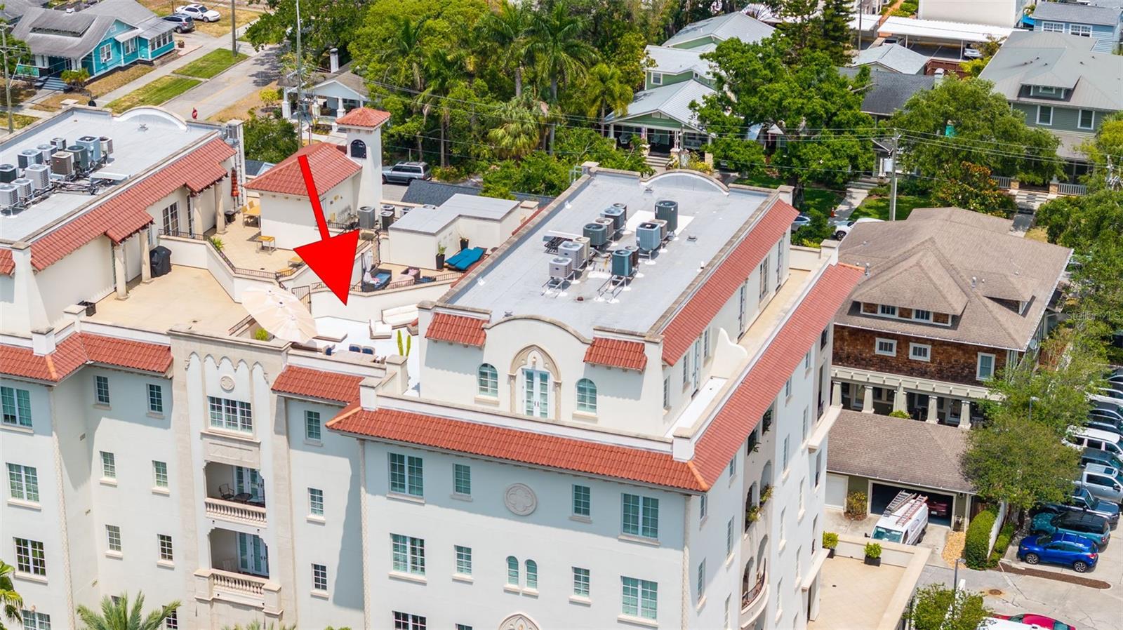 $350K PRICE IMPROVEMENT - STEPS FROM HYDE PARK VILLAGE! A rare offering in Hyde Park, this two-story penthouse at The Valencia combines timeless European charm with modern luxury across 3,273 sq. ft., featuring 4 bedrooms, 3.5 baths, and an ultra-private 1,000 sq. ft. rooftop terrace with sweeping 360° views of Tampa Bay, the city skyline, and endless horizon. Located just steps from the heart of Hyde Park Village, this boutique Mediterranean-style building is tucked away on a quiet street at 610 S Rome Ave—offering unmatched walkability to Tampa’s best dining, shopping, and lifestyle destinations within a 2 minute walk. Inside, enjoy a sun-drenched primary suite with oversized windows and French doors capturing stunning sunrise and sunset views. The main living areas provide peaceful dual vistas—Swan Pond on one side and open bay views on the other—while the upstairs bedrooms overlook calming waterscapes and lush greenery. Rich wood floors, Sub-Zero & Wolf appliances, full smart home automation, and curated designer furnishings (offered furnished or unfurnished) complete the turnkey feel. Two deeded, covered parking spaces included. Drive just 5 minutes to Bayshore Boulevard, 10 minutes to International Plaza, and only 15 minutes to Tampa International Airport. Residences in The Valencia rarely come available. Emerge in city living in South Tampa's most favored neighborhood - Hyde Park.
