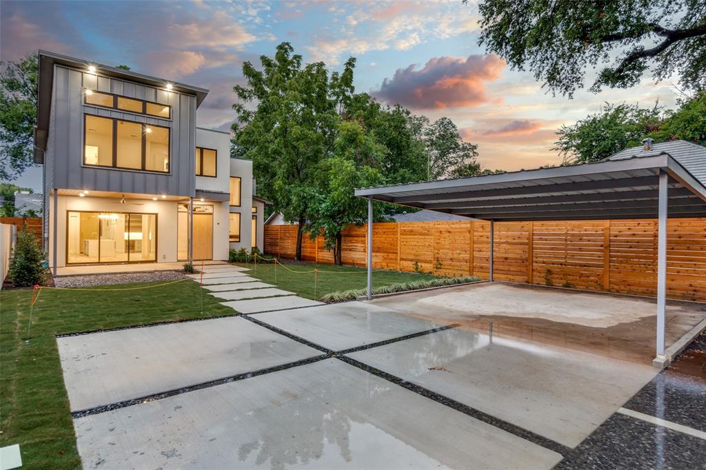 Stunning New Construction in Little Forest Hills!
Discover contemporary luxury in this impeccably designed 4-bedroom, 4-bath home, perfectly located in the heart of the sought-after Little Forest Hills neighborhood. Just steps from White Rock Lake and minutes from the Dallas Arboretum, Casa Linda Plaza, and the lively Garland Road district, this modern masterpiece offers the best of East Dallas living. Downtown is only 11 minutes away for a seamless commute and access to all the city has to offer.

This striking home features a spacious front lawn, detached garage, and a charming front porch that welcomes you in. Inside, the open floor plan blends sophisticated style with everyday comfort. Premium finishes include custom millwork, sleek quartz countertops, and designer lighting and fixtures throughout. The dramatic floating staircase makes a bold statement, while the chef’s kitchen is equipped with a large gathering island, stainless steel appliances, dry bar, and a walk-in butler’s pantry—perfect for entertaining.

Built with energy efficiency in mind and backed by a builder’s warranty, this home offers peace of mind, style, and function—all in one of Dallas’ most iconic and eclectic neighborhoods.