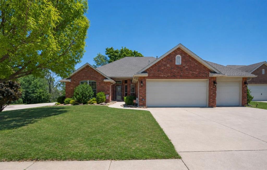 Welcome to Summit Valley! This spacious 4-bedroom, 2-bath home offers 2,037 sq ft, a 3-car garage, a large corner lot, no neighbors directly behind, and no HOA! Conveniently located with easy access to I-35, Sooner Rd, Hwy 9, and OU. The home features a functional floorplan with plenty of flexibility, including a formal dining area that can easily serve as a second living space or home office. Throughout the home, you'll find custom cabinetry, built-ins, additional storage closets, and a spacious laundry room with plenty of storage. The living area features a fireplace and overlooks the landscaped backyard with mature trees and a covered patio. The large primary suite includes dual sinks, a separate shower, jetted tub, and an oversized Australian walk-around closet. Additional features include a water softener system and a new roof installed in May 2026.