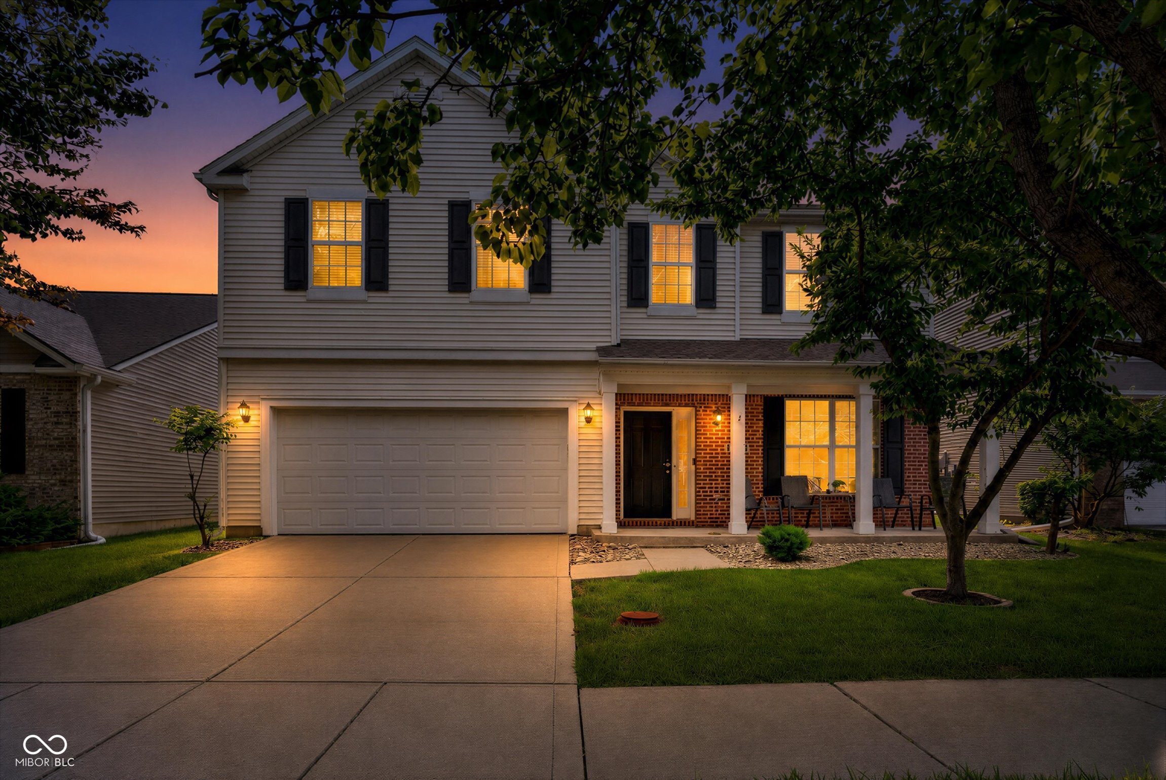 Welcome home to this beautifully maintained 3-bedroom, 2.5-bath home in the highly desirable Carriage Manor section of Saxony. Offering an open-concept floor plan with a spacious loft, this home provides the flexible living spaces today's buyers are searching for-perfect for a home office, media room, or play area.    The bright main level features seamless flow between the kitchen, dining, and living areas, creating an inviting space for both everyday living and entertaining. Pride of ownership shines throughout with a newer roof, updated mechanicals, and a home that is truly move-in ready.    Step outside to your private backyard retreat featuring a spacious patio overlooking a peaceful tree line-an ideal setting for morning coffee, summer barbecues, or simply unwinding at the end of the day.    Enjoy everything the Saxony community has to offer, including beautiful green spaces, walking trails, and the convenience of being just a short walk to neighborhood coffee shops, restaurants, and everyday amenities. Ideally located just minutes from Hamilton Town Center, Geist Reservoir, I-69, and Downtown Fishers, you'll enjoy quick access to shopping, dining, entertainment, recreation, and an easy commute. Located within the highly rated Hamilton Southeastern School District, this home offers the perfect combination of comfort, convenience, and location.
