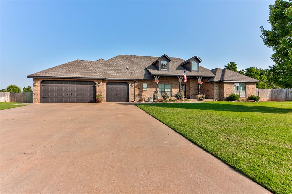 Welcome to this spacious home tucked away on a quiet cul-de-sac in the desirable Highland Trails neighborhood. Offering approximately 3,200 square feet, this two-story home features four bedrooms, three full bathrooms, multiple living areas and a cozy fireplace.Beautiful wood flooring flows through the living room and bedrooms, adding warmth and character throughout the home. The spacious kitchen offers plenty of room for cooking, gathering and entertaining, while the flexible floor plan provides space for a home office, playroom, media room or guest retreat. Generously sized bedrooms allow everyone to spread out comfortably, and the attached three-car garage provides excellent parking and additional storage.Outside, enjoy a covered patio overlooking the large, well-maintained yard—perfect for relaxing, entertaining or outdoor activities. Residents also enjoy fantastic neighborhood amenities, including a swimming pool, walking trails, playground, volleyball and basketball courts, and a baseball field.