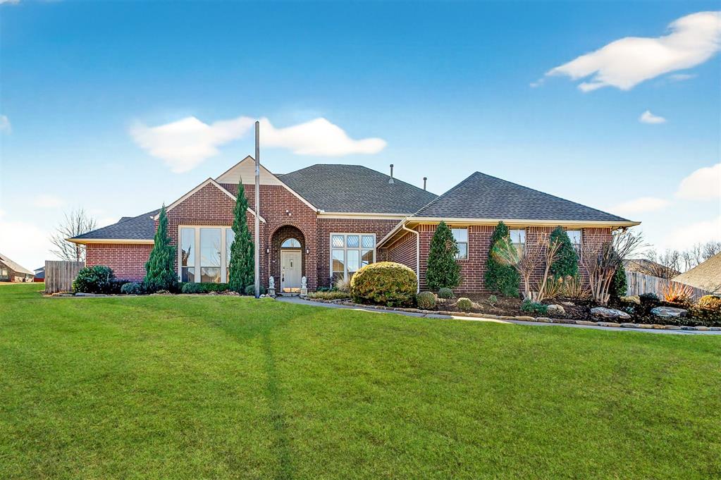 Custom Built One-Owner home with blue print available at closing!  Camera monitored.  Three Spacious Bedrooms, Two Living Areas, Two Eating Areas, Large Media Room, Chef's  Kitchen, & Pool Party Backyard Fun!  Tons of Natural Light!  The Good News...You Can Have It All On One Level In This Home.  The Master Bedroom Has It's Own Sitting Area. The Study Includes A Wall of Bookshelves Space.  The Chef of the House will Enjoy the Kitchen with Granite Counters, Five Burner Stove Top Convection Double Oven. Plus A Walk-In Pantry! Wood Blinds on All Windows. Exterior Walls are 2x6, R-19 Insulation, Garage is Insulated. Decking Above Garage in Attic. Concrete Pool With Solar Panel Heating System, Water Fall 36x18 FT-9 Ft Deep, Fiber-Optic Lighting With Custom Pool Cover. Generator In Backyard. Brenton Hills is Filled with Quality Built Homes with Sidewalks for Morning or Evening Walks Close to Most Everything & Entertainment!