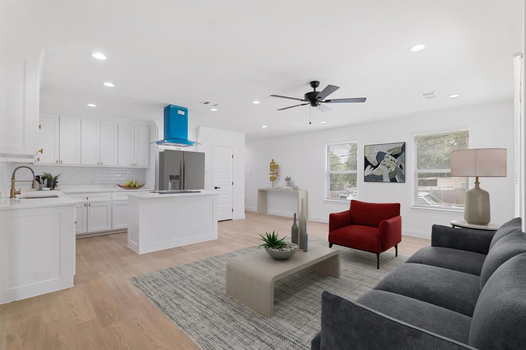 WELCOME TO YOUR NEW DREAM HOME! Wow! This home is offering financing by Guild mortgage who is buying down the buyers interest rate 1%. This house has been beautifully renovated top to bottom. Perfectly designed for modern living, this home features a bright, open-concept layout and a show-stopping kitchen that’s sure to impress.

The heart of the home is the gorgeous kitchen—complete with sleek countertops, custom cabinetry, stainless steel appliances, and a large island that seamlessly connects to the living and dining areas. Whether you're hosting or just enjoying a quiet night in, this open space feels fresh, welcoming, and functional.

Both bathrooms have been fully updated with modern fixtures and finishes, and each of the three bedrooms offers comfortable space and great natural light. The home is finished with brand new flooring, new paint, and thoughtful details throughout. Major components of the house have been updated as well, the entire home has BRAND NEW electrical, plumbing systems and water heater. The HVAC system is recent as well, ensuring years of comfort in your new home. 

Outside, enjoy a private, low-maintenance yard—perfect for relaxing or entertaining. Nestled in a quiet neighborhood near parks, schools, and local amenities, this move-in-ready gem is ideal for first-time buyers, small families, or anyone looking to downsize without compromising on style.