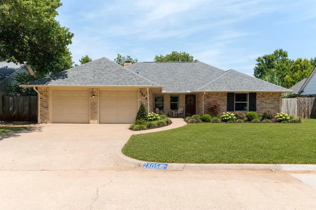 *OPEN HOUSE SUNDAY OCT 25th FROM 2 to 4 PM* What a find! You'll be hard pressed to find a more solid home with ALL major mechanicals & big ticket items updated! This home in NW OKC’s Camelot neighborhood is perfectly positioned in the most convenient location in all of the city- putting you just minutes to The Village/Nichols Hills, Edmond, downtown and Lake Hefner. The interior is spacious and welcoming. A large living room is centered around a fireplace with built-ins, with a formal dining or second living room off to the side (currently utilized as a home office space or could easily be framed out to be a dedicated study or play room). A dining room opens to an efficient kitchen, complete with an abundance of cabinetry, coffee bar and great recessed lighting. Beautiful vinyl windows give a polished look throughout the home. The master suite features a walk-in closet, full bathroom and sliding doors leading out to the covered patio. Two secondary bedrooms enjoy access to the hallway full bathroom. The laundry room is massive with tons of storage and a powder bathroom. Impactful upgrades include tankless water heater [2025], sewer line [2020], electrical panel, AC compressor [2024] & roof [2022]. A quiet block with quick access to everywhere you need to be- welcome home!