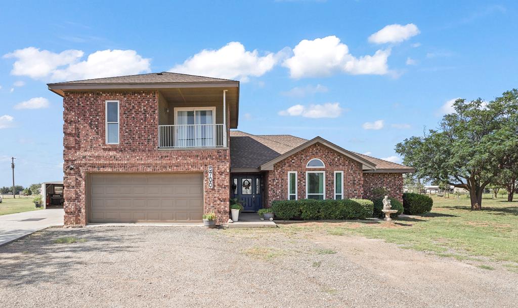 Looking for the perfect blend of peaceful country living with convenient access to town? This well-maintained two-story home offers 5 bedrooms, 3 baths, and sits on 2 spacious acres just north of Loop 250. Enjoy the natural light throughout the main living area and kitchen, featuring custom cabinetry and stainless steel appliances. The primary suite offers a spacious bath with a jetted tub and a walk-in closet. Upstairs is a loft-style bedroom with a walk-out balcony. With plenty of room to spread out and enjoy the outdoors, this property provides the ideal balance of comfort and space.