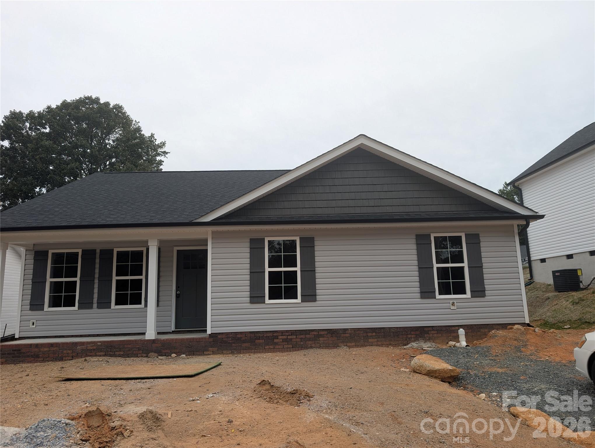 NEW HOME; 4BRs, Open Floorplan; Vaulted Ceiling in Living Rm, Kit, Dining Area, and Primary BR, Primary BR has Walk-In Closet; Dbl Vanity in Primary Bath; Ceiling Fans in BRs; LVP Flooring Throughout; Covered Front Porch, Patio, Driveway Parking for Four Vehicles