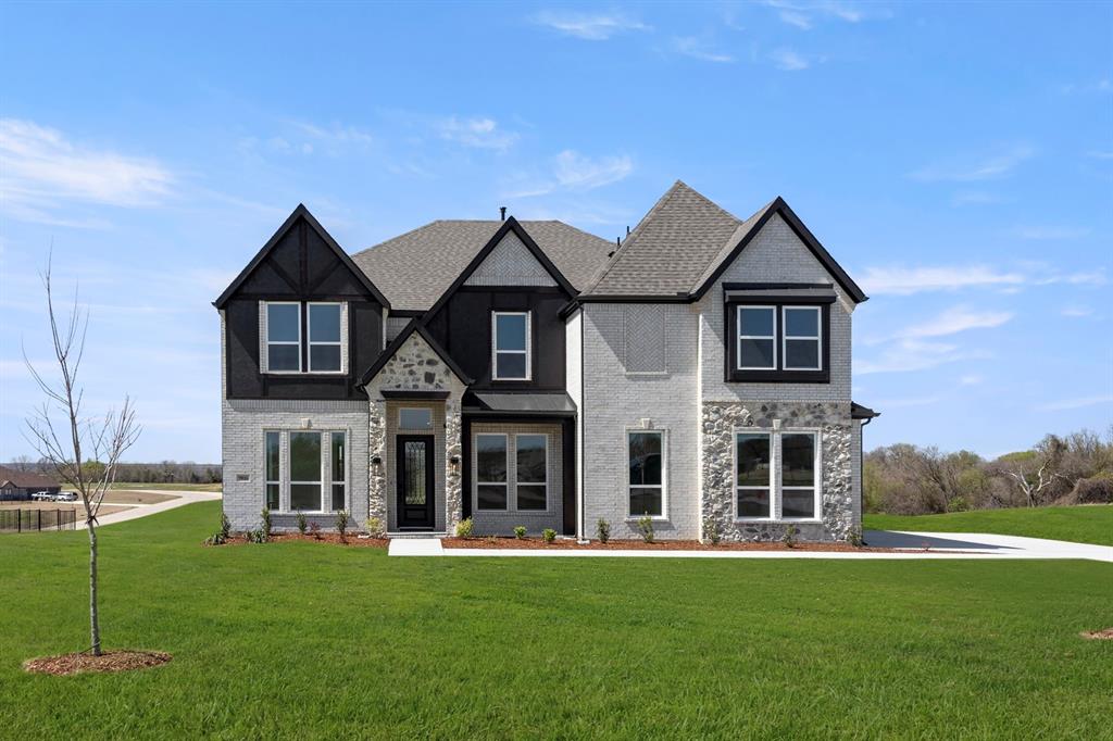 MLS# 21202363 - Built by First Texas Homes - Ready Now! ~ Experience luxury living in this impressive five-bedroom, four-bath home with a three-car garage, set on a desirable 1 acre preserve lot. Spanning 3,981 sq ft, this residence features a spacious study with French doors, an open-concept living area, and a versatile flex room leading to a dramatic circular staircase. The family room boasts soaring 20-foot ceilings and a striking 60-inch linear fireplace. Enjoy a covered patio pre-plumbed for an outdoor kitchen, perfect for entertaining. The main floor offers hardwood flooring, a butler’s pantry, and a large walk-in pantry. The primary suite is a private retreat with a luxurious bath and walk-in closet. Upstairs, discover a game room, media room, and a Juliet balcony. Don’t miss your chance—schedule your tour today!