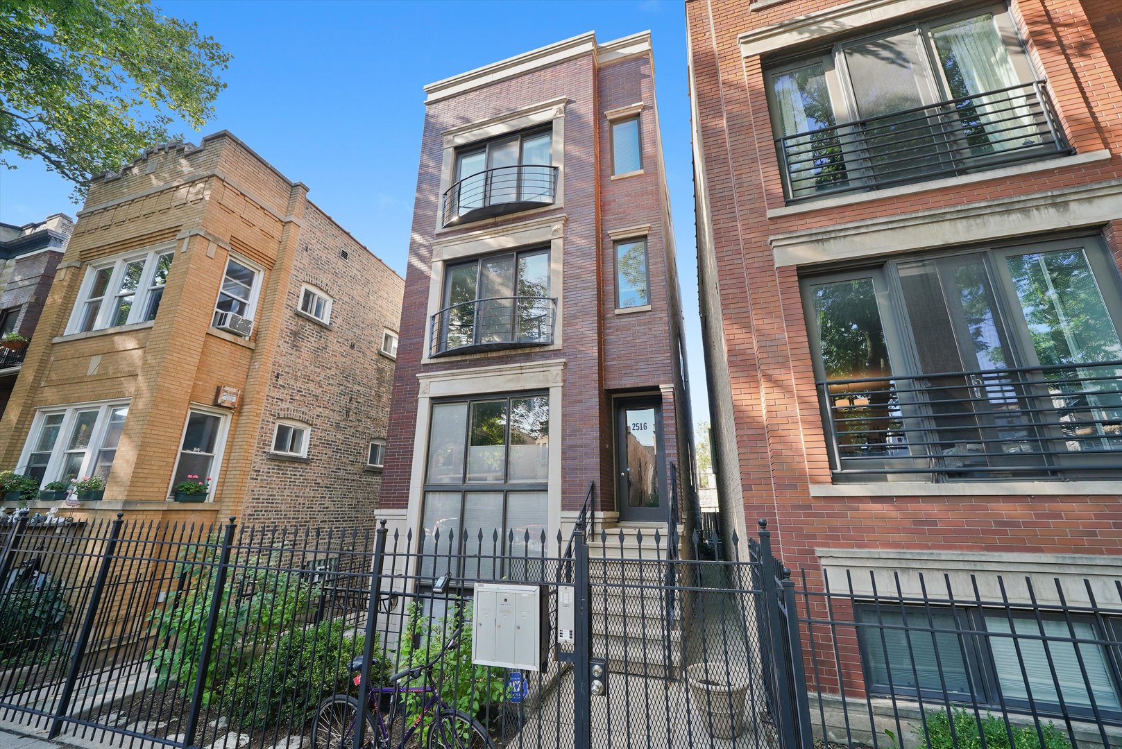 Flooded with natural light, this beautifully updated condo features a smart open floor plan and hardwood floors. The kitchen has been refreshed with updated cabinets, creating a clean and modern cooking space.    The primary suite is a true retreat with a fully renovated marble bathroom-complete with new fixtures, designer lighting, a double vanity, and a spacious walk-in closet. Step directly onto your private deck, perfect for morning coffee or evening relaxation.    Additional upgrades include a brand-new HVAC system and hot water tank (2025). The home also includes a garage parking space and a dedicated storage closet-two highly sought-after city conveniences. Perfectly situated in Ukrainian Village, minutes away from some of Chicago's best dining, shopping, and neighborhood amenities. A move-in ready home in a vibrant community-welcome home!