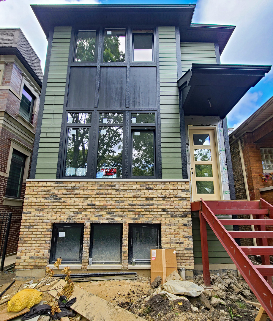 SOLD BEFORE PRINT. Gorgeous brand new home for the holidays! Luxurious totally new (under) construction 5 bedroom 4.1 bath home, with garage with fireplace and rooftop deck, in top rated Waters School District; close to the Riverwalk, Horner Park and Lincoln Square restaurants. Less than 10 miles to downtown Chicago. This latest home by North Shore Housing features well thought out floorplans and lovely, high end finishes. You'll find gorgeous, high quality millwork throughout the whole home - wainscotting, crown molding, shiplap in the primary bedroom, tray ceiling...The Family Room and Recreation Room both have custom built-ins. Relax by one of the 3 fireplaces (one is outside!) You'll love the chef's kitchen loaded with cabinets, a quartz waterfall countertop island, under cabinet lighting, & high end appliances. UPSTAIRS THERE ARE 3 BEDROOMS AND ALL ARE ENSUITE! Plus all upstairs baths have radiant heated floors. The Primary spa like bath has a free standing tub, frameless glass shower, & dual vanity. Plus the carpeted lower level offers 2 more bedrooms (or home offices, workout room...) and a bath; great for family, friends... Another unique difference with this builder are the high quality windows imported from Europe that provide an abundance of light throughout and open from the top and inward. All closets are fully built out. And several rooms are prepped for your home audio system. Fantastic location...you can walk to the Brown Line, Horner Park (playground, tennis courts, basketball, nature area...) the North Branch Riverwalk, grocery stores (Jewel and Aldi) and there are loads of restaurants nearby (Sticky Rice, Half Acre Beer Co, Mi Fogata, The Warbler...). This builder prides himself on designing & building luxurious but functional homes with unique, high end finishes and features. He pays attention to all the details.  Expected completion by December 30, 2025.