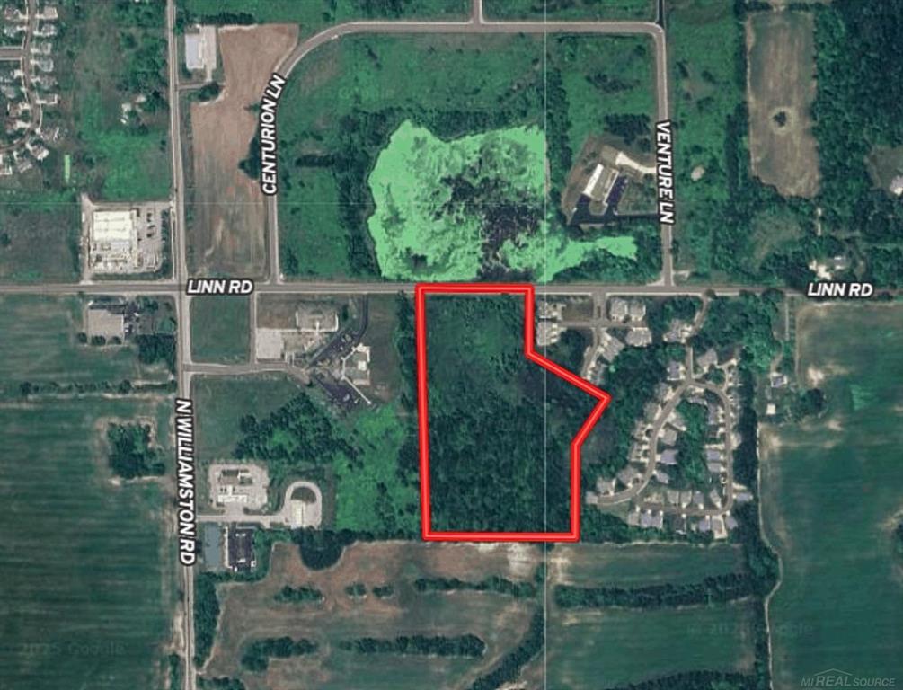 17.47-acre parcel within Williamston city limits, offering paved road access and existing utilities, including power, city water, and sewer. Zoned R-2, permitting single-family and multifamily residences, with potential for Planned Residential Development (PRD) under special use. The land is predominantly flat, featuring an interior access path suitable for development. A portion of the frontage includes wetlands and floodway areas. Livestock permitted for personal use. Minimum build size is 900 sq ft.
