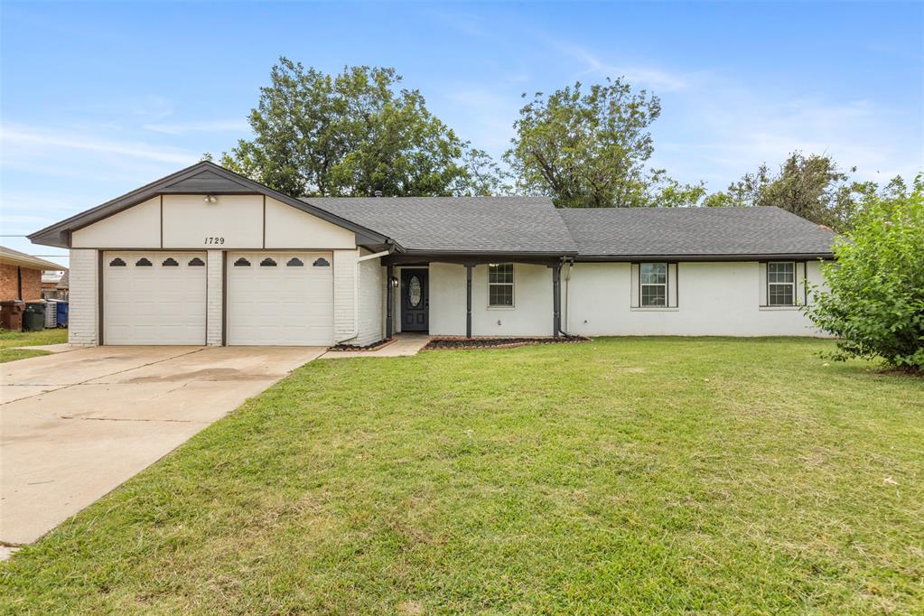 Fully updated 5-bedroom ranch in the Casady Waverly addition, one of The Village's most established pockets and just minutes from Casady School. 1,844 sq ft on a large 0.29-acre lot with a large below-ground storm shelter. Remodeled kitchen with granite counters, stainless range and dishwasher, tile flooring and a deep single-basin sink. Both baths updated with granite vanities and tile, including a tiled walk-in shower. New carpet and wood-look laminate throughout, fresh paint, new doors and trim. Open living area with fireplace and sliding doors to a covered patio and a large fenced backyard with mature shade trees. Two-car attached garage, oversized driveway, central heat and air, smoke and CO detectors in place. Quick access to Britton Rd, Hefner, Broadway Extension and the Northwest Expressway.