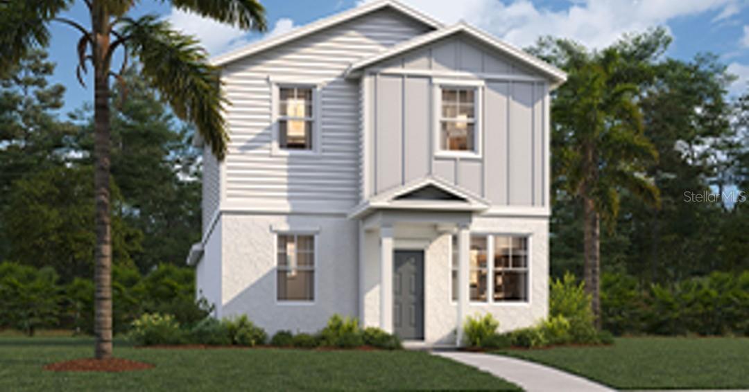 One or more photo(s) has been virtually staged. Under Construction. This new neighborhood is situated in the amenity-rich community of Avalon Park Wesley Chapel, which offers the perfect blend of modern convenience, small-town charm, and thoughtfully planned design. Located in the heart of Wesley Chapel, one of Tampa’s most sought-after suburbs, this well-established master-planned community spans over 1,600 acres and is designed to provide residents with an exceptional quality of life. With quick access to 54, I-75, and SR 301, commuting to employment hubs and area attractions is simple and convenient. The community is situated adjacent to a future Town Center and includes neighborhood parks, and multiple community amenities such as pools, cabanas, tot lots, and a 2-acre amphitheater park—ensuring there’s always something to do just steps from home. From the walkable layout and resort-style amenities to its prime location and attainable home prices, Avalon Park Wesley Chapel is a vibrant place to live, work, and play.Introducing the Logan, a stunning two-level cottage home that exemplifies modern living. This thoughtfully designed home features an open-concept layout that maximizes space and functionality. Upon entering through the covered porch, you are welcomed by a spacious kitchen island, perfect for gatherings, alongside a dining area and a cozy living room. The main level also includes a convenient powder room and a pantry for extra storage. Upstairs, the primary suite boasts a luxurious walk-in closet and a double vanity bath, providing a private retreat. Two additional bedrooms and a laundry room on this floor add to the home's practicality, making daily life easier and more enjoyable.*Photos are from a similar home.