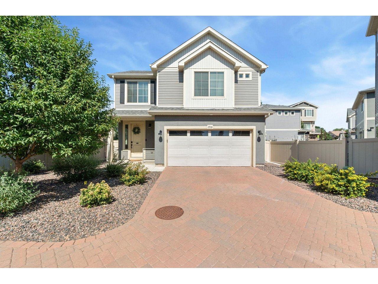 Welcome to the desirable Thompson River Ranch Community! Backing to private open space, this bright and beautifully maintained home offers the perfect blend of comfort, style, and community. The open-concept floor plan features a welcoming living room, stunning kitchen with a quartz island, and pantry. Seamless access to the spacious custom patio, inviting pergola, and fully fenced backyard is ideal for entertaining or relaxing. Upstairs you'll find two bedrooms plus a versatile loft perfect for a home office, playroom, or media room. The primary suite includes a walk-in closet and private bath with dual sinks and a walk-in shower. An oversized laundry room and attached two-car garage provide exceptional storage. Enjoy the community lifestyle with two pools, a clubhouse, disc golf, parks, and trails. Conveniently located with quick access to I-25, Centerra, Fort Collins, Windsor, and an easy commute to Longmont and Denver.