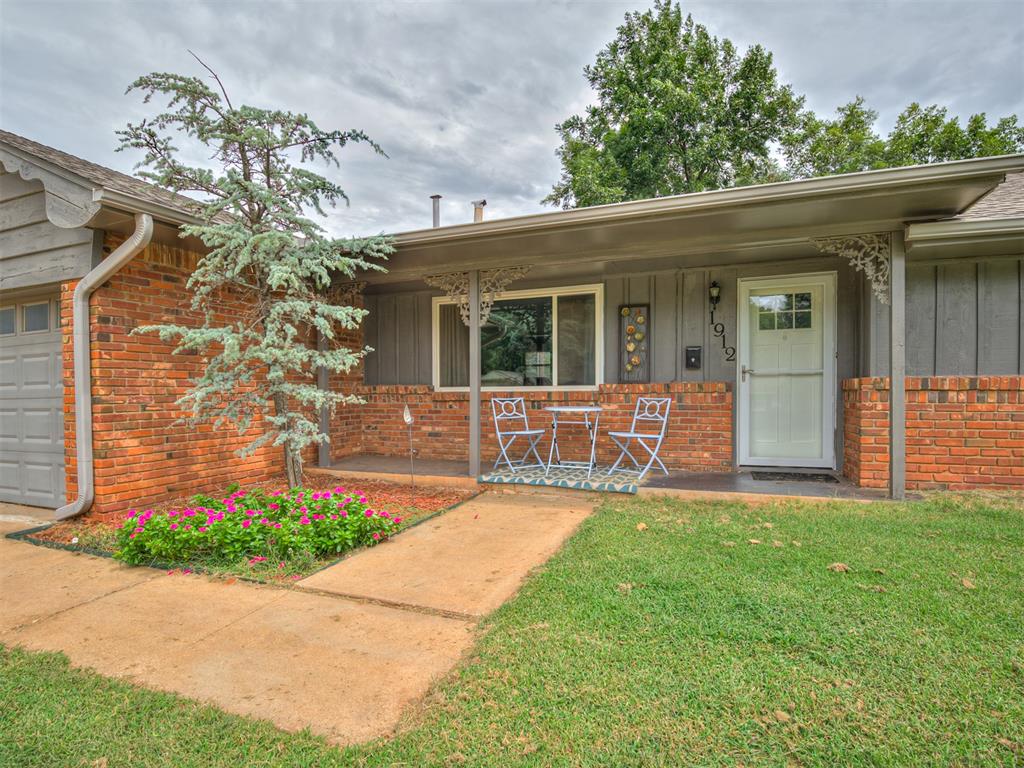 Welcome to this beautifully maintained home in the heart of Edmond, offering the perfect blend of charm and thoughtful updates. With 1,486 square feet, this 2 bedroom, 2-bath home sits on a desirable corner lot with a large, fully fenced backyard.

Inside, you’ll find two spacious living areas, new carpet in the bedrooms, and a renovated hall bathroom with fresh tile and countertop. The kitchen has been tastefully updated with quartz countertops, a stainless steel range, and a generous island; all while maintaining the character of the classic cabinetry.

Outdoors, enjoy fall evenings on the open patio or gathered around the firepit in the spacious backyard.

This home combines modern upgrades with timeless features in a prime Edmond location, close to Edmond Memorial High School, shopping, parks, and more.

Additional highlights include fresh exterior paint and double-pane vinyl windows. Other updates include a new gas meter and lines throughout the home (2025), a new sewer line from the home to the city connection (2019), and a roof (2019).