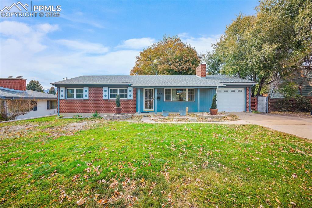 Step back in time to the kind of Christmas mornings you remember—where the tree sparkled, the fireplace crackled, and the house felt alive with laughter. Welcome to 2222 N Circle Drive, where nostalgia meets opportunity and mid-century charm is wrapped up and ready for its next chapter. This 1950s brick ranch is a true time capsule—featuring four bedrooms, two-and-a-half bathrooms, main-level laundry, and more than 2,000 finished square feet of living space. The main-level living room—with its classic fireplace, cheerful vintage wallpaper, and retro light fixtures—sets the perfect stage for cozy winter gatherings or a holiday movie marathon. Downstairs, a finished basement offers flexible space for entertaining, hobbies, or a game room that feels straight out of a classic holiday reel. Lovingly maintained by its original owner, this home is being sold as-is, proudly showcasing the craftsmanship and character of its era. The large lot features alley access and plenty of space to add a detached garage or workshop, while the backyard views of Pikes Peak make for a magical backdrop to every season. Perfectly located near downtown Colorado Springs, Whataburger, and leading hospitals and medical facilities, this home offers both convenience and community in a neighborhood rich with history. Whether you’re an investor searching for a nostalgic project or a first-time buyer ready to bring your own sparkle, this home invites you to make a little holiday magic of your own. Come see where vintage charm meets new beginnings.