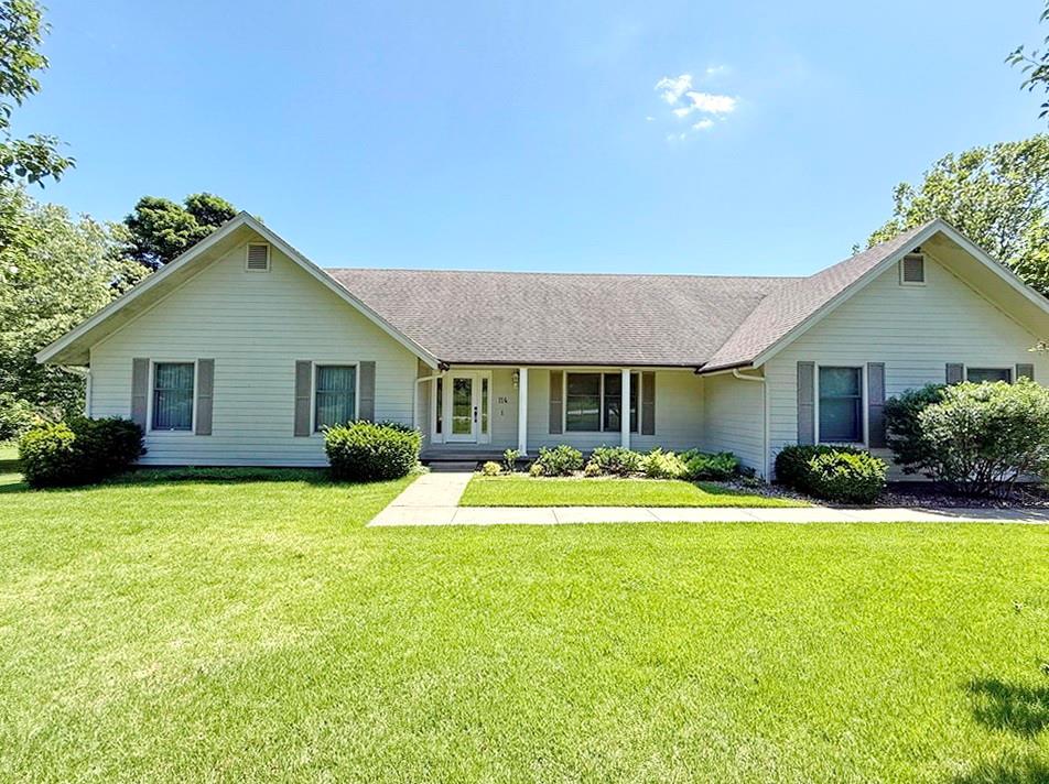 Country Home on 29 Acres in El Dorado Springs, MO for Sale. Location, Location, Location!  This property uniquely blends the perfect combination of country home & city convenience. Just south of El Dorado Springs, this attractive home sits on 29 acres of a mix of timber & pasture. A variety of mature shade trees along with the covered front porch give excellent curb appeal. Inside, the home is spacious & stately. The 4-bed, 3-bath home offers a total of 3,143 finished sq feet on the main level, 2nd floor, & basement. On the main level, the living room has a high, vaulted ceiling with dark beams. Large windows in the front & back provide nice natural lighting & excellent views of the property from this central heart of the home. This kitchen is spacious with expansive wooden cabinetry & lots of countertop space. There is room for the addition of a kitchen island as desired in the future. The large master bedroom features an en-suite bathroom complete with tile flooring & a walk-in shower. Two guest bedrooms & a full guest bathroom are also on the main level; all are spacious, & the bedrooms boast large, attractive windows. The 2nd story of the home features a 4th bedroom with its own balcony area overlooking the living room below. The basement has nearly 900 finished sq feet in the open second living room & the ¾ bathroom. Additionally, 1,029 unfinished square feet in the basement give excellent storage as well as space to finish a 5th bedroom as needed. The basement walks out to the large patio at the rear of the home that leads to the expansive back yard & property beyond. The acreage is about 2/3 recreational timber & 1/3 open pasture. The property provides excellent wildlife viewing or hunting opportunities right out the back door.  The open areas give space for a garden, fruit trees, or even a few animals. This excellent property has been well-taken care of by the same family since it was built in 1975. Schedule a showing & imagine yourself in this great home!
