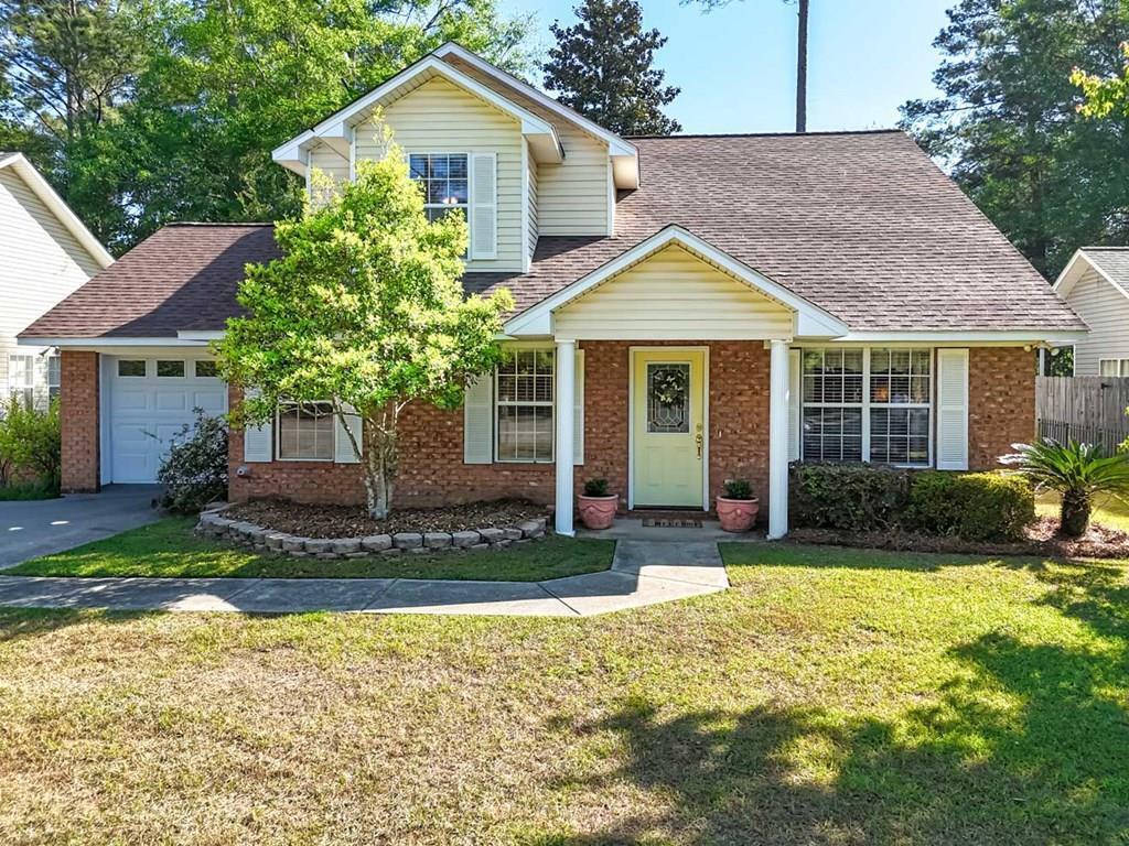 Walk to the grocery store and Remington Park and take a golf cart ride to downtown Thomasville! Welcome to this charming, low-maintenance 4-bedroom, 2.5-bath home ideally located in the heart of Thomasville. Just minutes from Downtown Thomasville and within walking distance to a nearby grocery store and Remington Park, this home offers unbeatable convenience.  Step inside to a warm and inviting main level, featuring a comfortable living area perfect for relaxing or entertaining. The spacious kitchen provides a functional layout for everyday cooking and gathering.  The primary suite is conveniently located on the main floor and includes a walk-in closet and a private ensuite bath, creating a peaceful retreat.  Upstairs, you'll find three additional bedrooms plus a versatile bonus room ideal for a home office, playroom, gym, or extra storage. Out back is a fenced private back yard. With its desirable location, flexible layout, and easy upkeep, this home checks all the boxes.