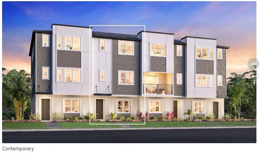 The Atwood is a stylish and thoughtfully planned home design. The foyer opens to a first floor bedroom and bath and stairs leading to the main living level. On the second floor, a charming casual dining area overlooks the well-equipped kitchen, which features an island with a breakfast bar and ample counter space and cabinets. Relax in the comfortable great room, or out on the beautiful covered deck. The third floor reveals a loft space ideal for a variety of uses. The lovely primary bedroom suite is enhanced by a walk-in closet and a serene bath with a dual-sink vanity, a luxe shower, and a private water closet. A charming secondary bedroom offers a private bath. Other highlights include an everyday entry off the two-car garage, a second-floor powder room, and convenient bedroom-level laundry.