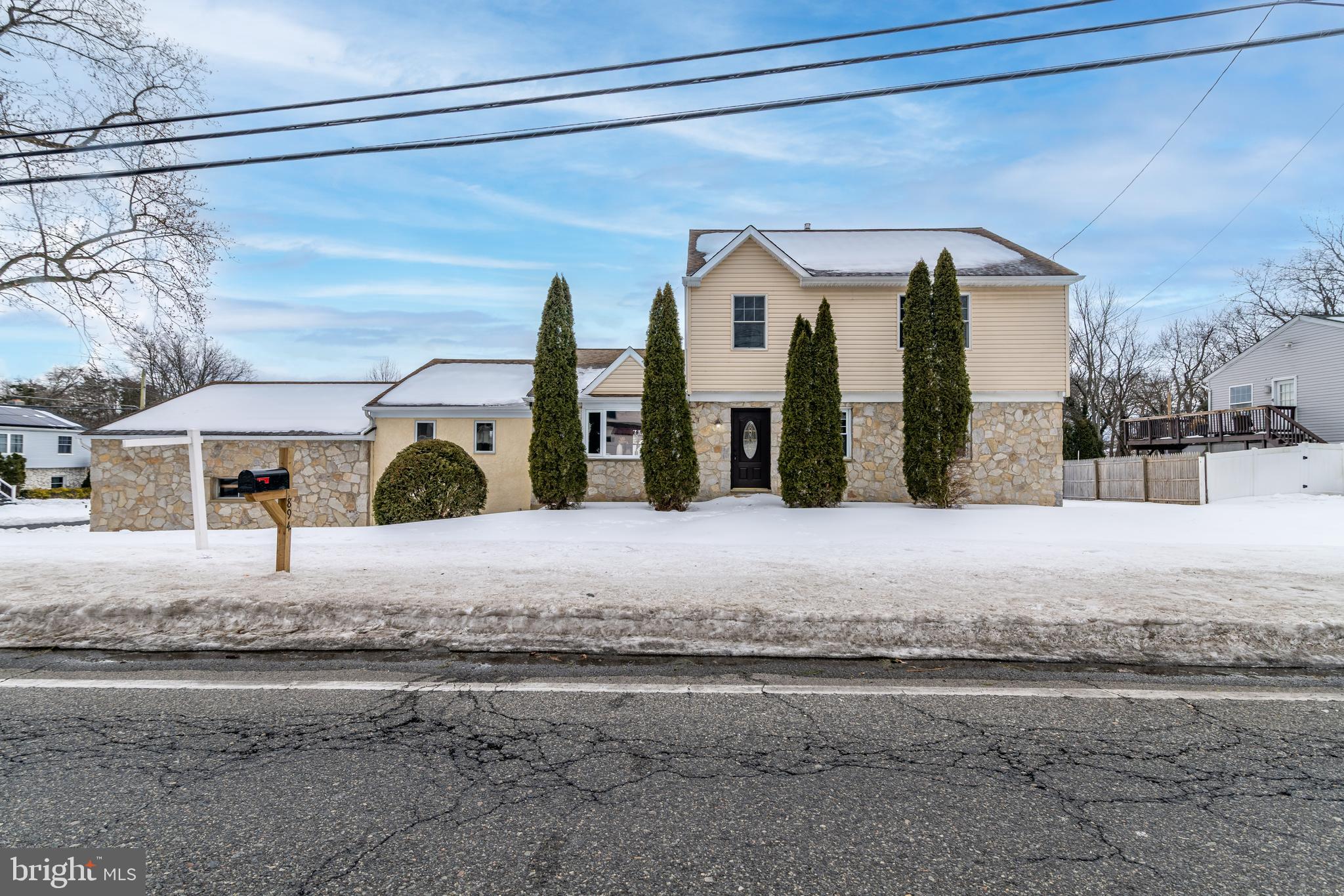 Move Right in with no worries. 1st Floor living for those who need it, with tons of extra space for the rest of the family.As you approach this beautifully updated home in Blackwood Gloucester twp, you will notice the charm of the natural stone facade, side entry large driveway which can easily fit 4 vehicles, a large two car garage,  and over 1/2 acre corner double lot. As you enter this newly renovated home you will see it combines style with everyday convenience,. Two large open living rooms, one with vaulted ceilings and a 1/2 bath . The other with tons of natural light and an open feel. Perfect to entertaining or relaxing with family and friends.  This house can also easily be sectioned off to proivide  a seperate wing with private entrance to  the house for college student,  In-laws or even a home office.The large  eat in kitchen is well appointed with white shaker cabinets featuring soft closing hardware, granite counter tops, modern backsplash and a island perfect of the morning cup of coffee. and aceess the huge outdoor deck. The stove has available gas and electric hookups. Brand new stainless steal appliances as well.Flooded wih natural light, the home features multiple sliding doors that open to a spacious deck and sweeping views of a large lot, waiting to be transformed into your outdoor retreat. The options are endless.As you continue down the hall, you come upon the  1st floor full bath featuring a tub and shower combo, linen closet, new vanity and fixtures. Next you find TWO first floor large bedrooms that includes large closet space. The 1st floor primary bedroom  features a seperate seating area as well.The downstairs features durable and stylish LVP flooring throughout, recessed lighting an a  laundry area. If you are looking  single floor living  but need privacy and  extra living space this house has you covered with the best of both worlds.Now ascend the newly carpeted stairs to the second floor, where you will find 3 large bedrooms including the primary with a large private full bath, and a walk in closet.  The main bath on the second floor also has a large tiled tub and shower combination, new fixtures,  flooring and lightingFinally you find yet another laundry room for the second floor. The home offers multiple laundry areas  making everyday chores a breeze. No more hassle of lugging laundry up and down the stairs or negotiating who does laundry when.For your comfort and energy savings this house has NEW dual zone AC units as wells as natual gas heating furnac and new hot water heater.  It is truly move in ready and worry free for years of enjoyment that will be hard to grow out of.