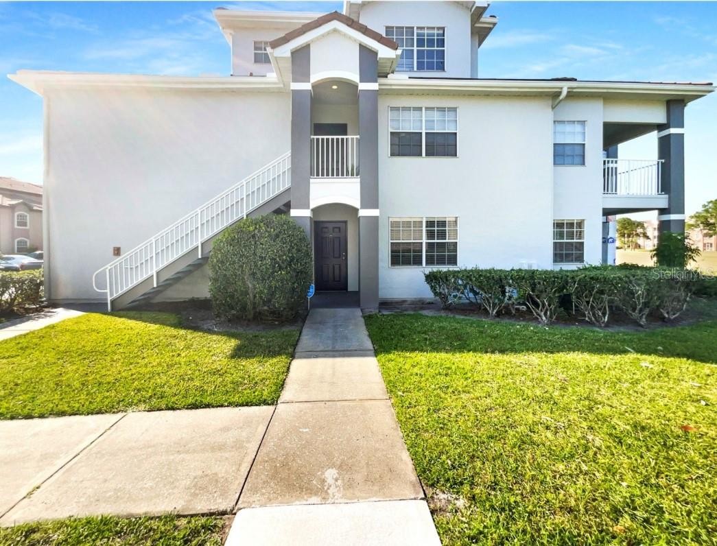 Welcome to this charming 2-bedroom, 2-bathroom condo located on the first floor in the desirable gated community of Audubon Villas at Hunters Creek!This inviting home features a bright, open floor plan designed for comfortable everyday living. Laminate and tile flooring throughout provide easy maintenance, while spacious walk-in closets has plenty of storage. Sliding glass doors lead to a private back patio with additional exterior storage and a peaceful open view with no rear neighbors—perfect for relaxing and enjoying the Florida lifestyle.Audubon Villas offers wonderful community amenities, including a swimming pool, tennis courts, and more, all within a gated community.Location is a major highlight! Enjoy convenient access to great restaurants, supermarkets, pharmacies, shopping, entertainment, and everyday necessities. You’ll also be approximately 25 minutes from Orlando’s world-famous theme parks and Orlando International Airport, making this an excellent location for enjoying everything Central Florida have to enjoy.Comfort, convenience, and location come together in this wonderful Hunters Creek condo. Schedule your private showing today!