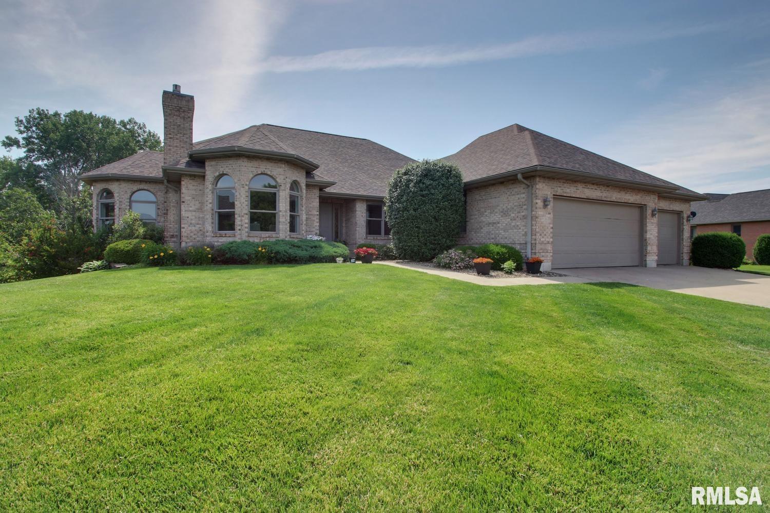 This beautifully maintained 4 bed, 3 bath home offers 2,043 sq. ft. of finished living space on the main level plus 1,391 finished sq. ft. in the walkout basement. Tall vaulted ceilings, abundant natural light, and a spacious layout create an inviting feel throughout. The kitchen and dining areas flow easily into the main living spaces, while the lower level adds exceptional versatility with a large recreation room, additional bedroom, and flexible space for entertaining or everyday living. The property overlooks a 50+ acre park. With a 3-car garage, this home blends comfort, space, and setting in one impressive package.