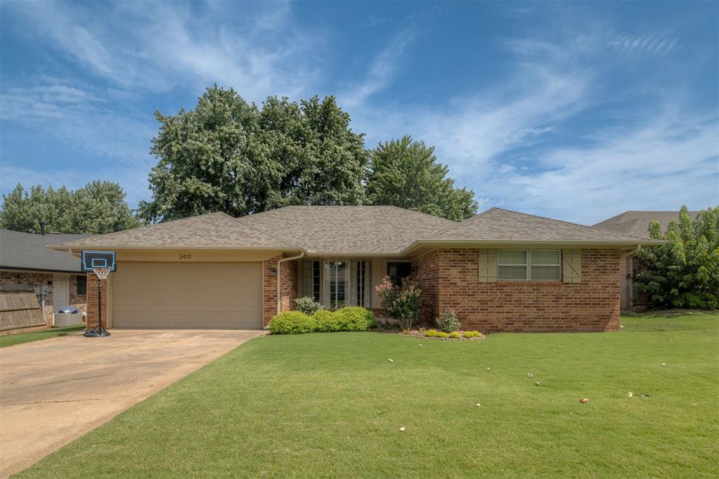 Welcome to 2413 Pinon Place — a well-maintained 4-bedroom, 2.5-bathroom home perfectly situated in the desirable Northwood community, directly across the street from Oklahoma Christian University. This spacious home features a flexible layout featuring hardwood floors with a large living room complete with a cozy fireplace, formal dining room, and a sunny breakfast nook.

The bright kitchen offers a functional layout with great flow into the utility room and convenient half bath. The spacious master suite includes two separate closets and an updated en-suite bath. Three additional bedrooms offer plenty of space for family, guests, or a home office.

Enjoy a spacious fenced yard with mature trees, large back patio, and a two-car garage. With charming curb appeal and an unbeatable location close to shopping, restaurants, and Edmond schools, this home is ready for its next owner!

Don't miss your chance to live in one of Edmond’s most established and convenient neighborhoods — schedule your showing today!