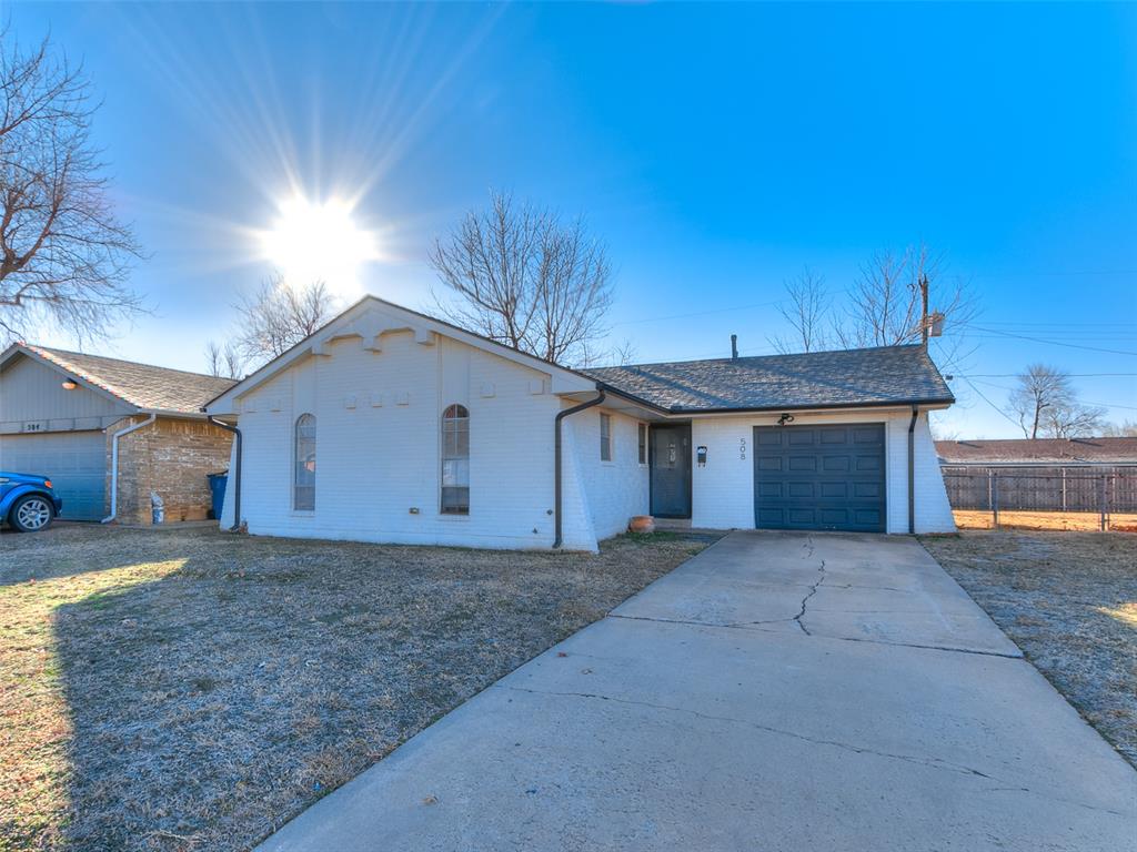 New year, new house! Welcome to 508 Gayclifee Terrace, the cutest house on the block! Upon entry you will love the enclosed porch that allows you to have a mud room or area to get out of the weather as you enter the front door. The living area and kitchen are open and bright with a double door heading out to your large back yard! The kitchen has been renovated with new cabinets, a new microwave, and new stove/oven. The entire home has been freshly painted and has new carpet. NEW ROOF 2025! This home is located just down the street from the neighborhood park which includes a basketball and baseball area. Don't miss out on this one!