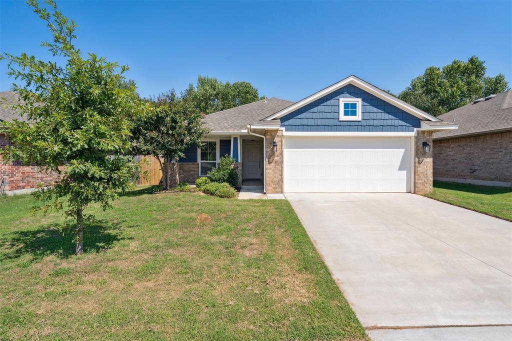 Built in 2021 and still like new, this energy-efficient 3-bedroom, 2-bath home features a desirable split floor plan and quality finishes throughout. Wood-look tile flows through the main living areas, with plush carpet in the bedrooms for added comfort. The beautifully lit kitchen is a standout, featuring a large window for natural light, stainless steel appliances—including a 5-burner gas range with griddle, built-in microwave, dishwasher, and refrigerator. With an acceptable offer, the washer, dryer, and refrigerator will remain with the home. The spacious primary suite boasts high ceilings and a huge walk-in closet. The primary suite bathroom is equipped with double sinks, a walk-in shower, a relaxing garden tub, and a linen closet for extra storage. The community offers fantastic amenities, including two playgrounds, a basketball court, picnic areas, and soccer fields. Conveniently located just minutes from the University of Oklahoma, this home is perfect for students, faculty, or anyone seeking comfort and convenience in a welcoming neighborhood.